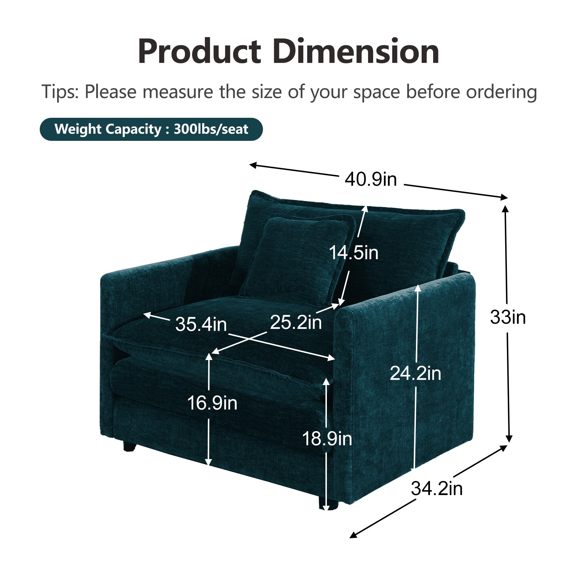 Modern Sofa Couch 3 Piece Set
