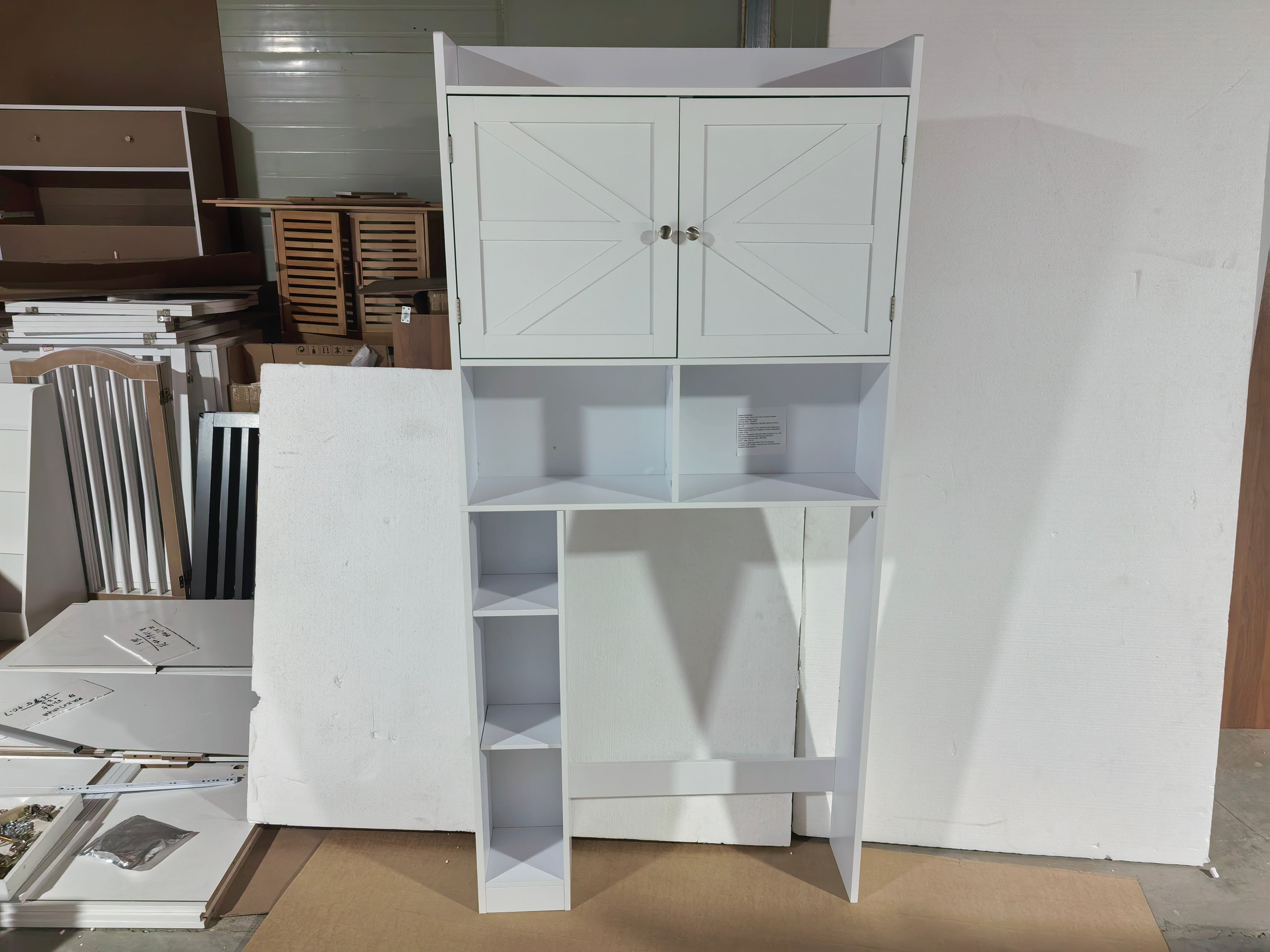 Over-The-Toilet Storage Cabinet with Adjustable Shelf