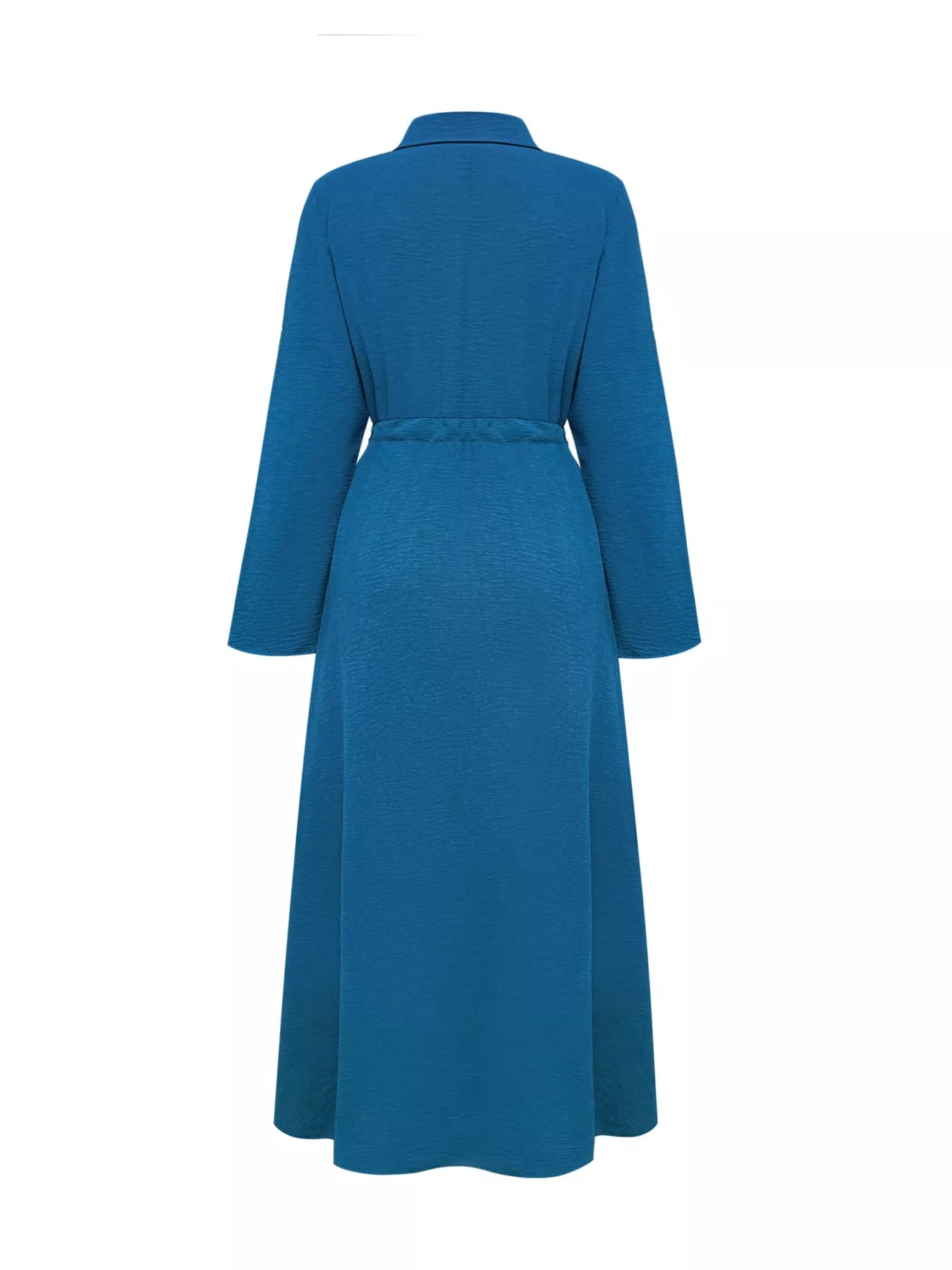 Button Front Midi Shirt Dress