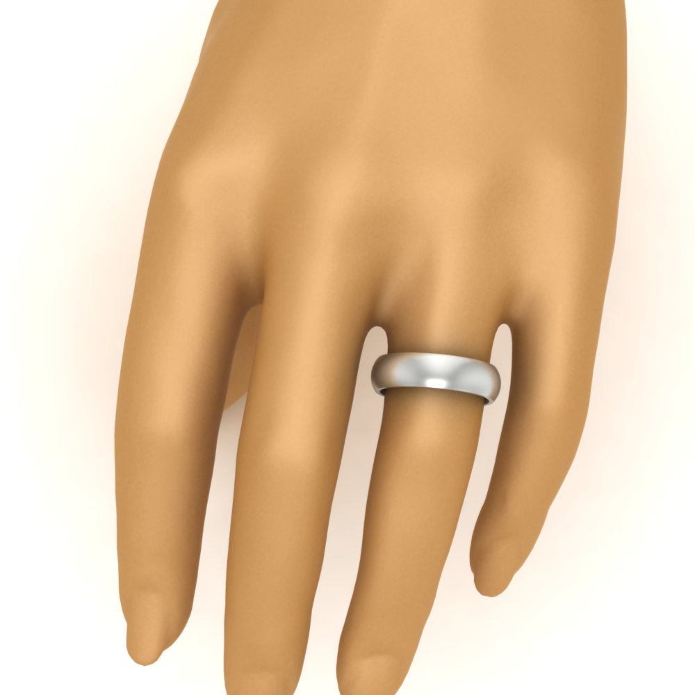 Minimalist Mens Wedding Band