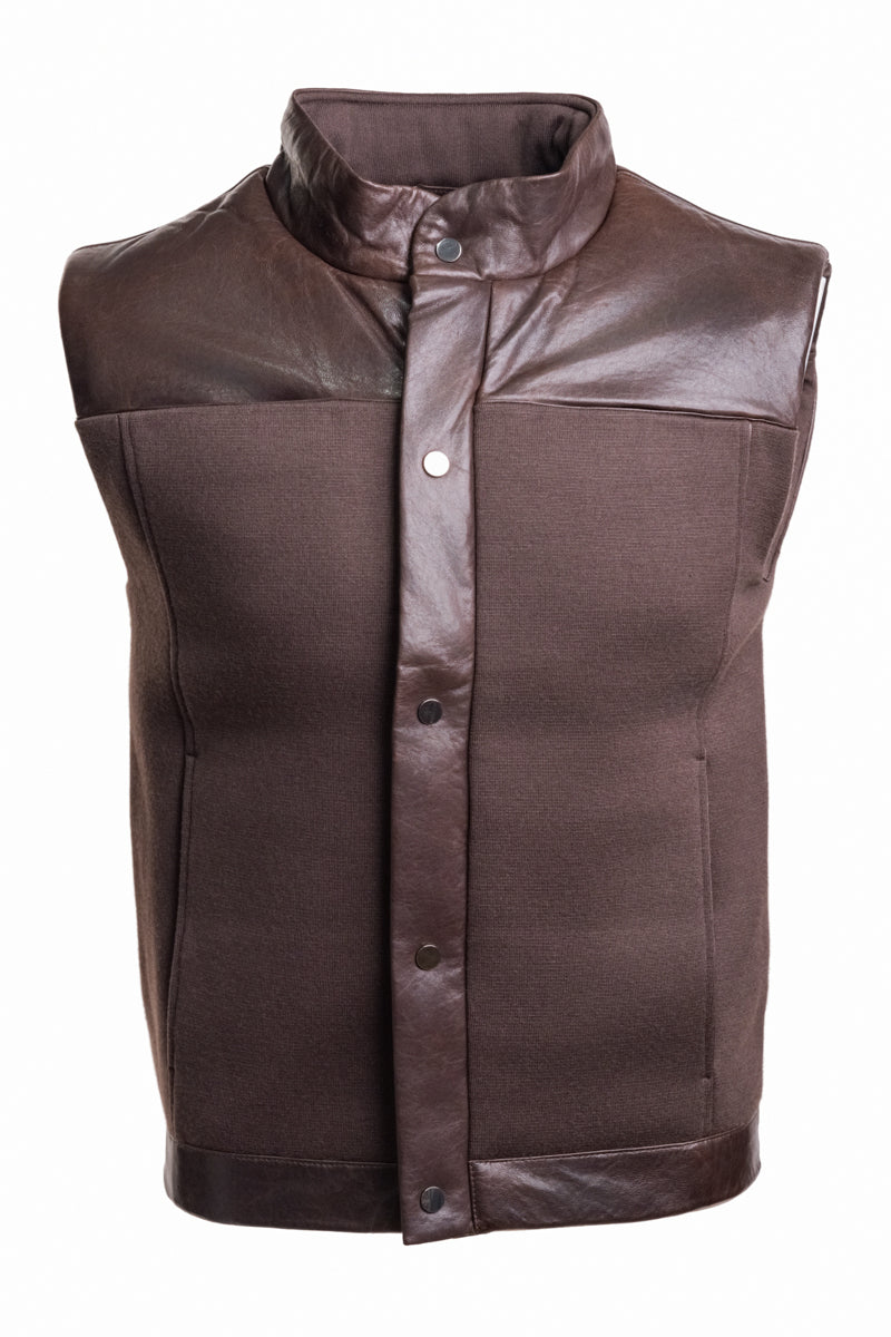 Manrico Cashmere Zip-Up Vest