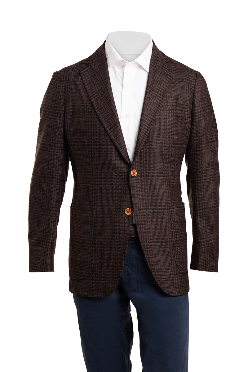 Sartorio Prince of Wales Virgin Wool Sport Jacket