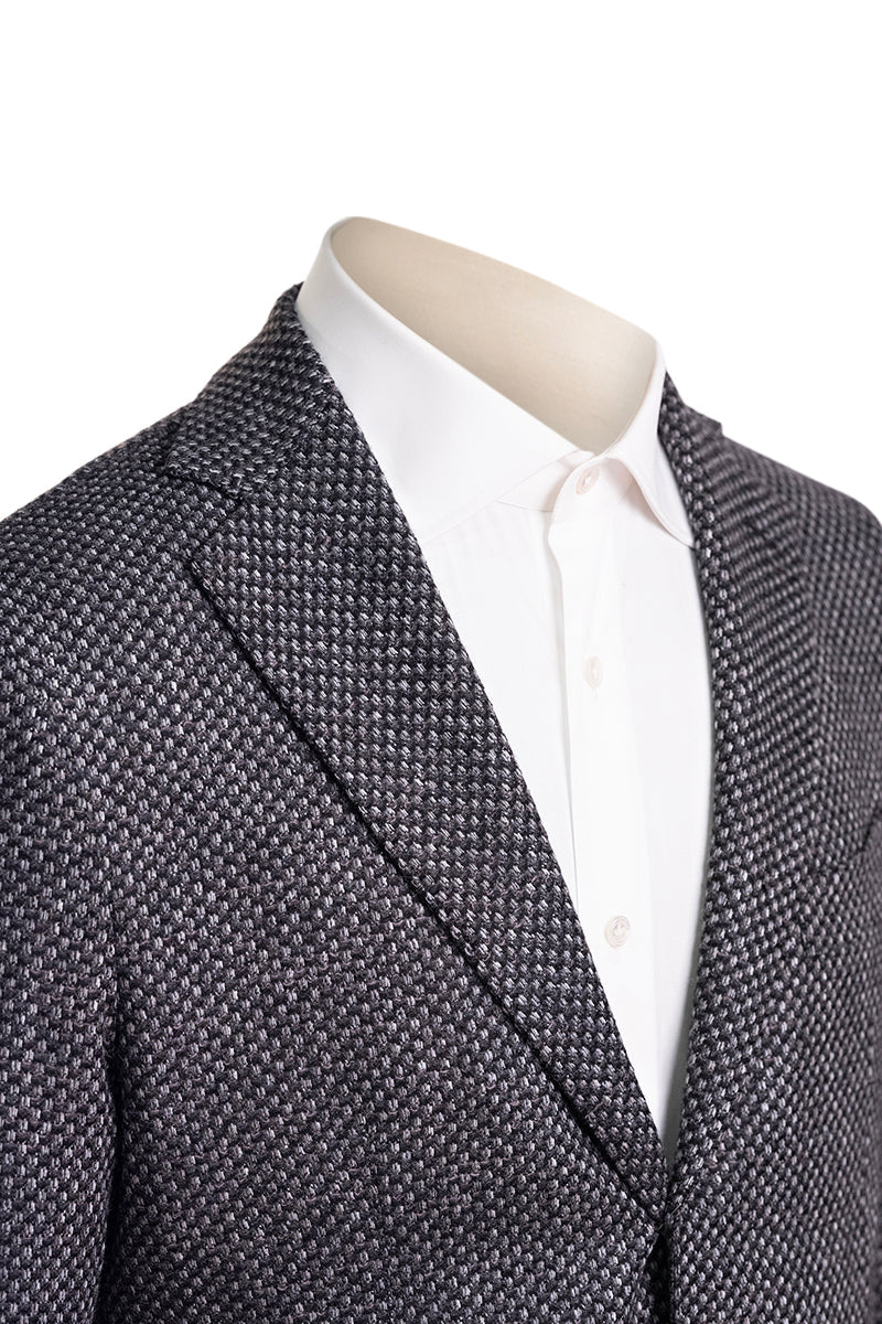 Sartorio Woven Virgin Wool-Cotton-Silk Sport Jacket