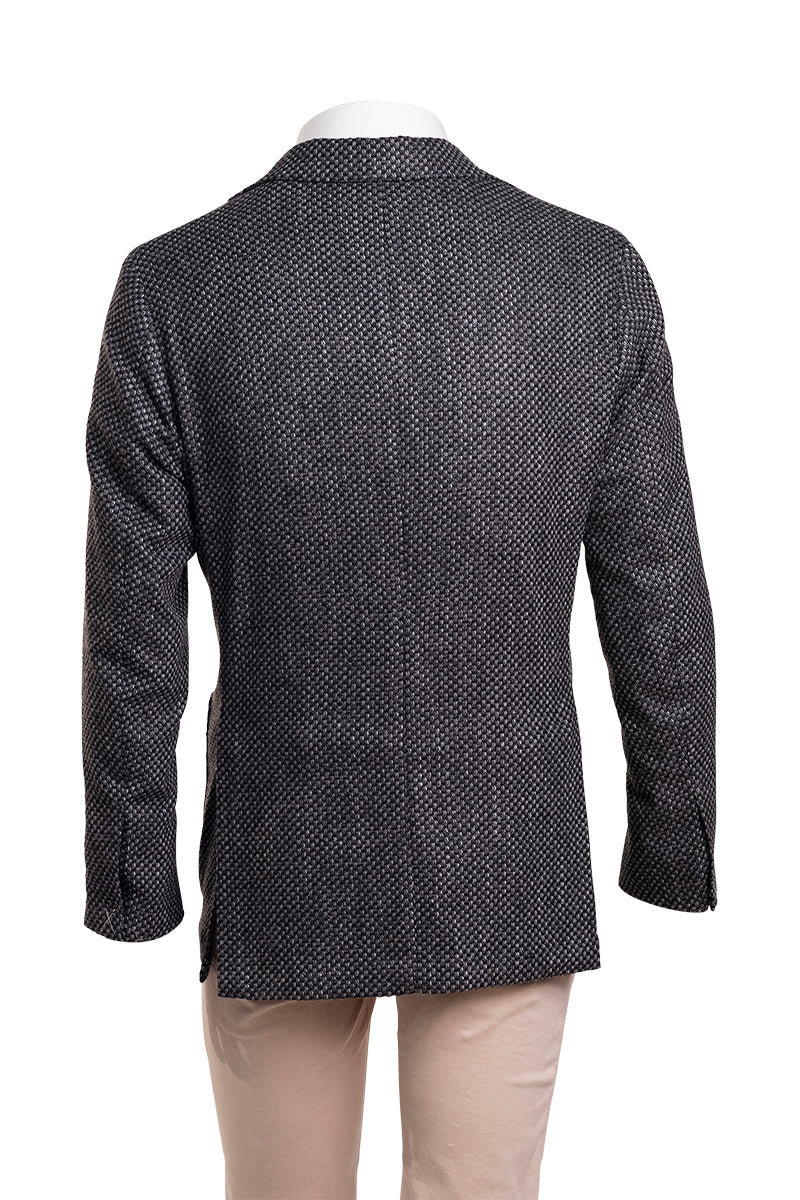 Sartorio Woven Virgin Wool-Cotton-Silk Sport Jacket