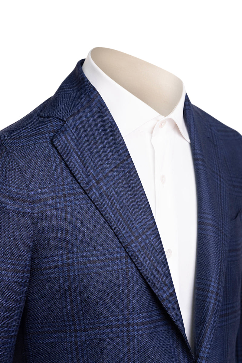 Sartorio Checked Virgin Wool Sport Jacket