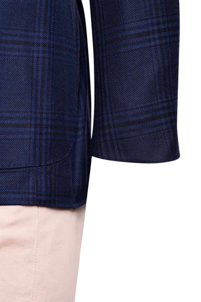 Sartorio Checked Virgin Wool Sport Jacket