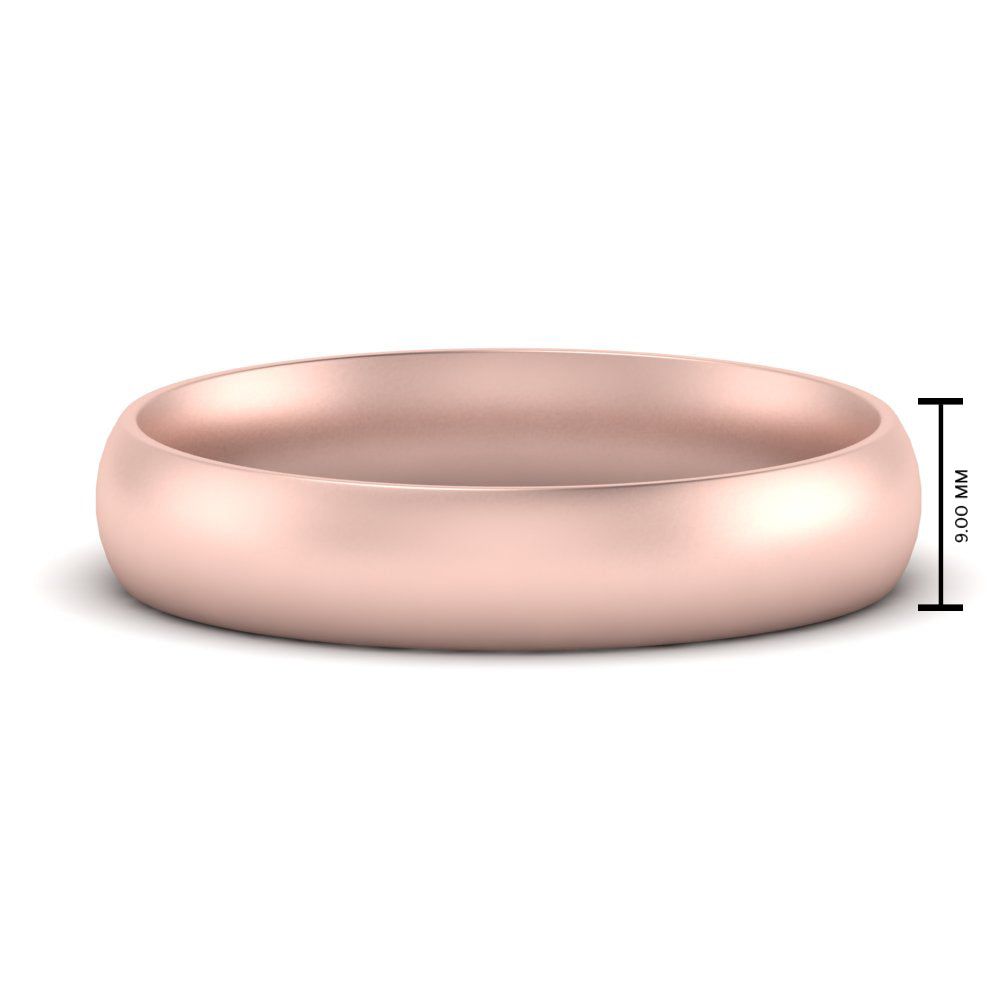 Comfort Fit Mens Wedding Band