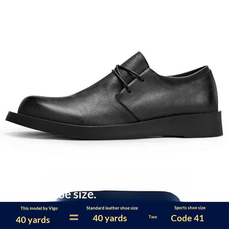 Mens Breathable Casual Leather Shoes