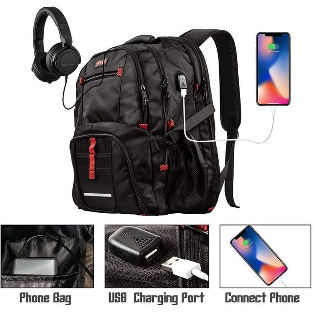 OPACK Extra Large Travel Backpack with RFID Protection