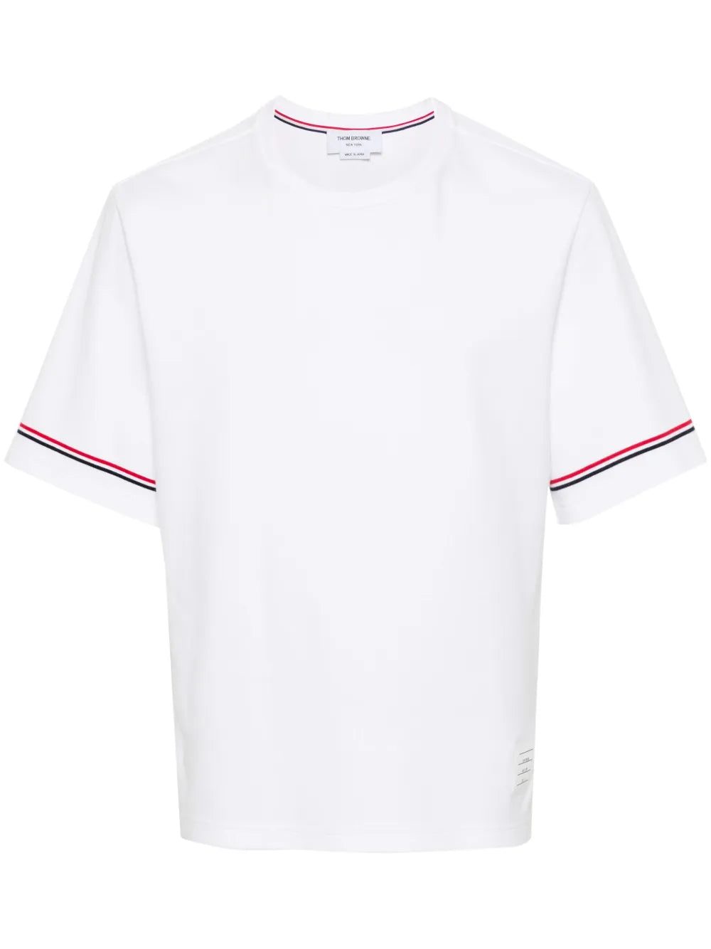 Thom Browne Men Rwb Stripe T-Shirt