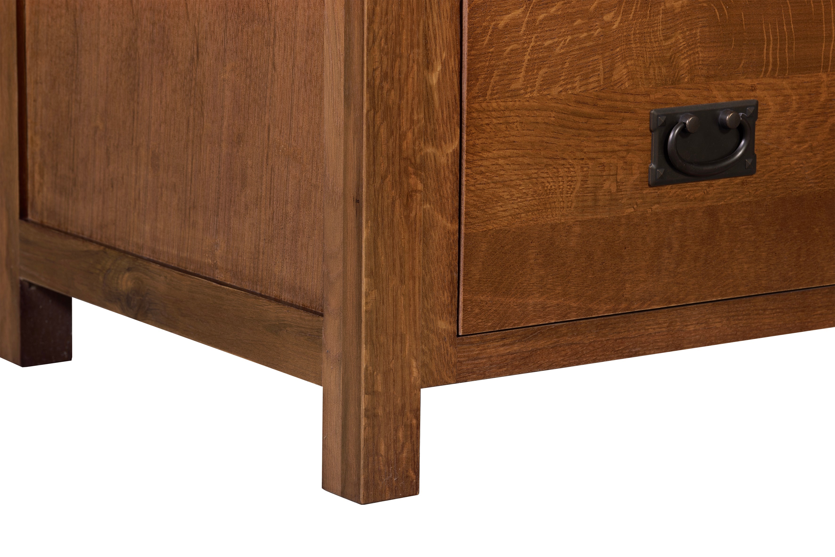 Mission Style Solid Oak Chest of Drawers - Michael's Cherry (MC-A)