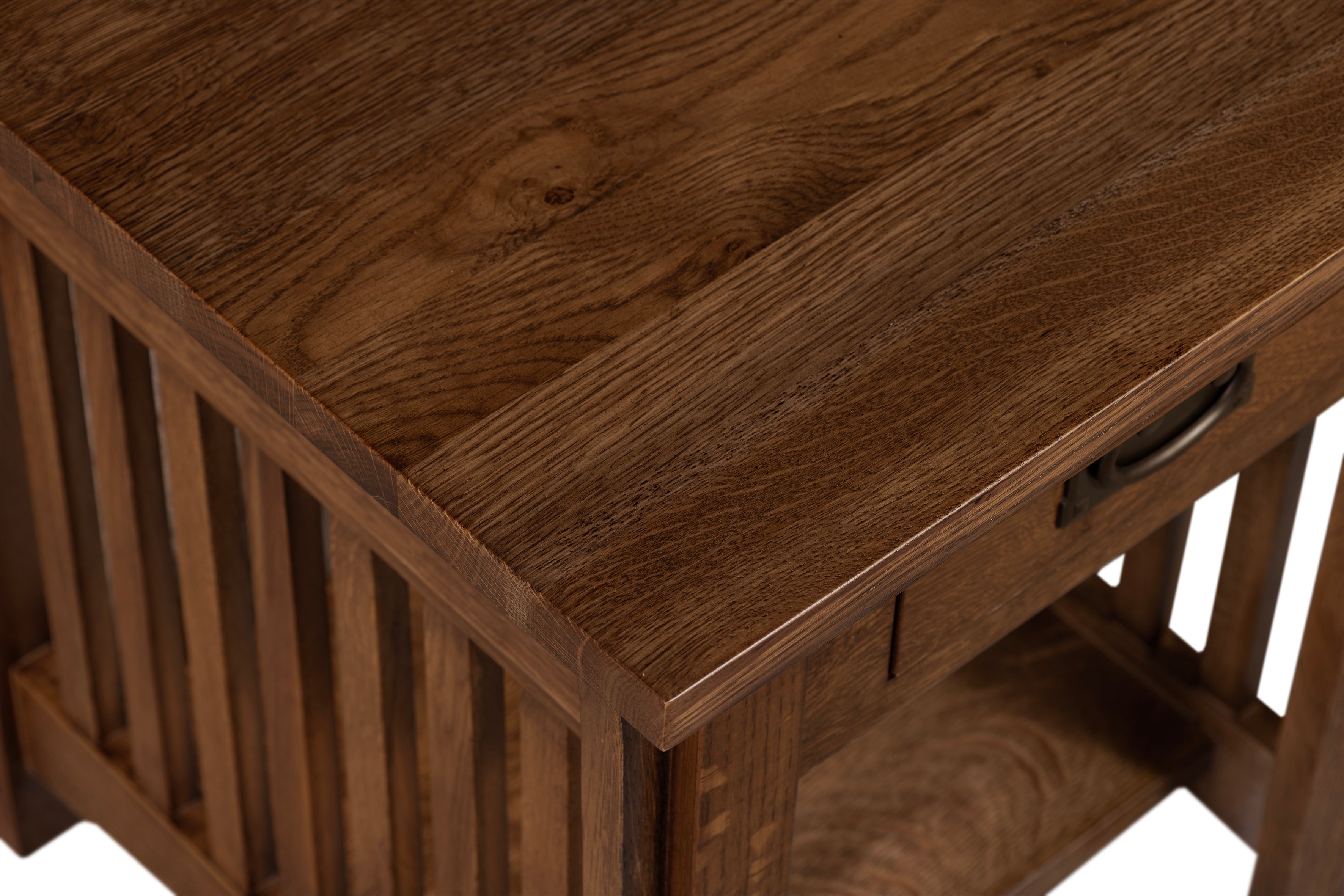 Mission Quarter Sawn Oak 1-Drawer Crofter End Table