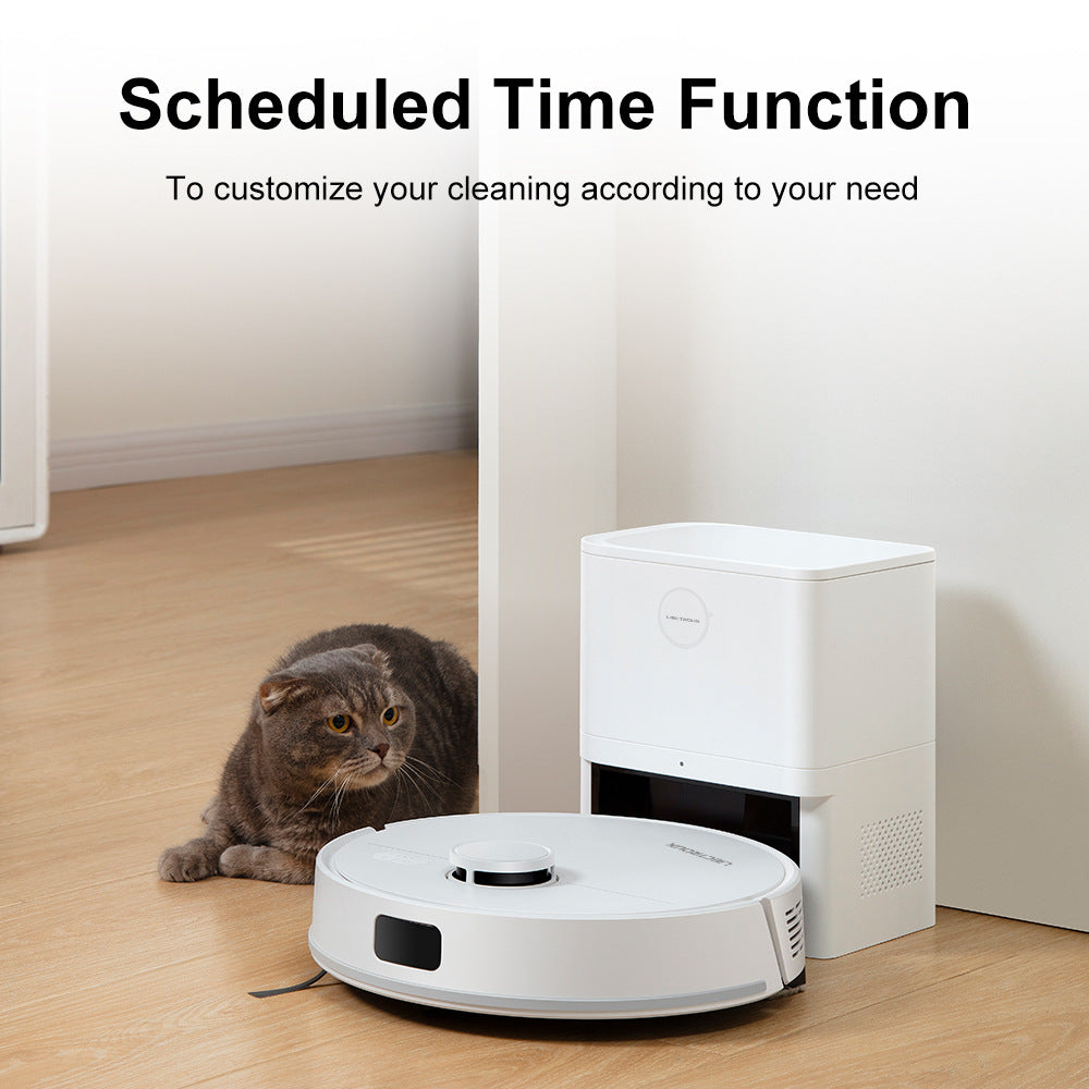 Vacuum cleaner intelligent and fully automatic dust collector three in one washing sweeping and mopping machine