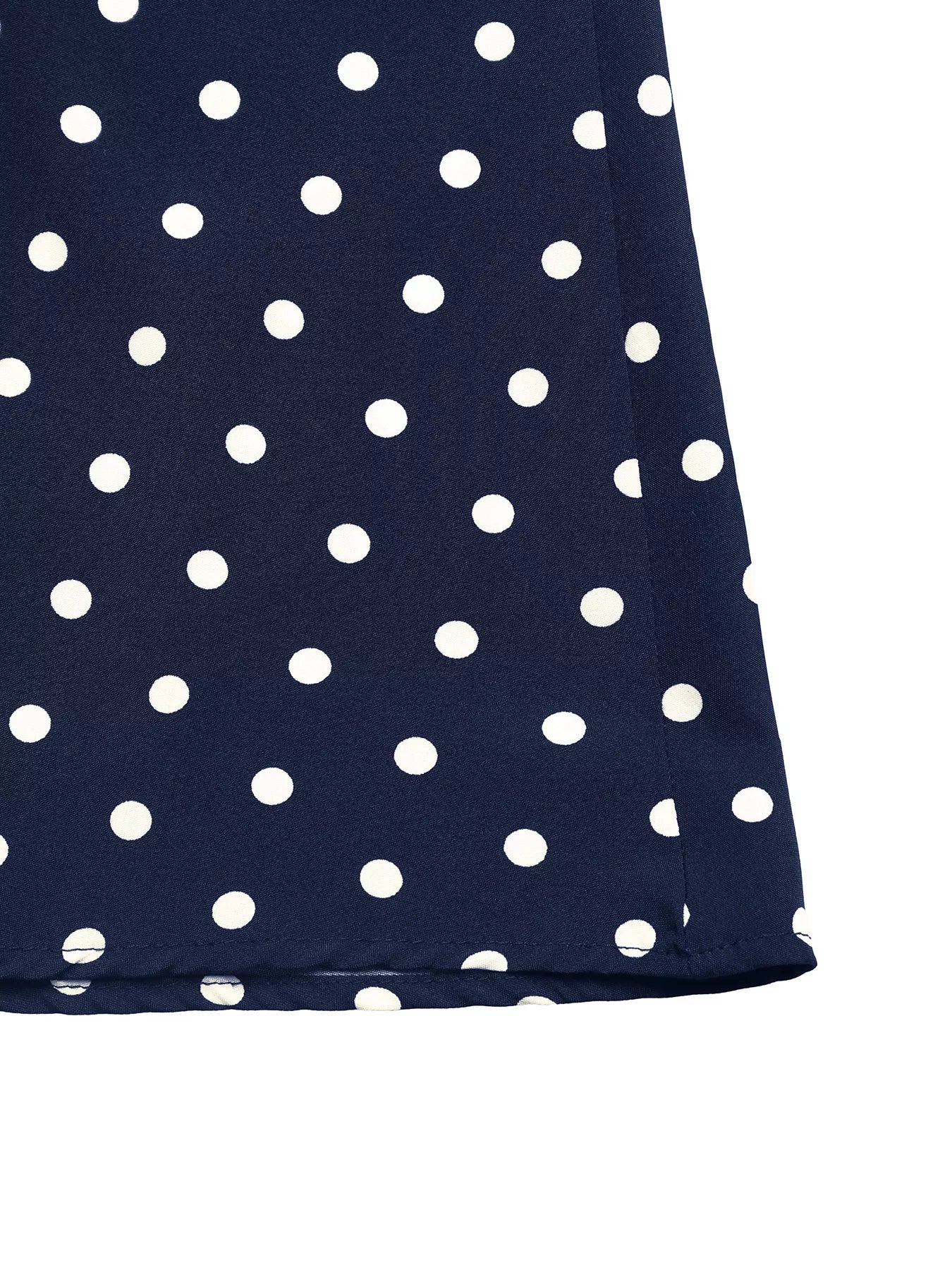 Polka Dot Tube A-Line Dress