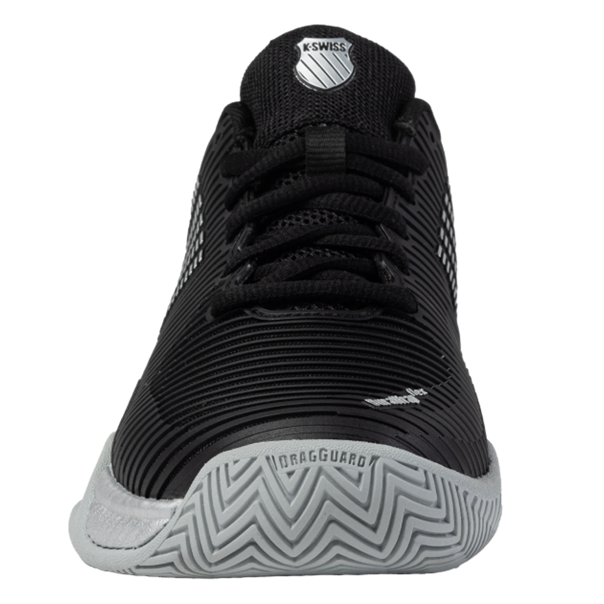 K-Swiss/Master Athletics Women's Hypercourt Express 2 Tennis Shoe (Black/Silver)