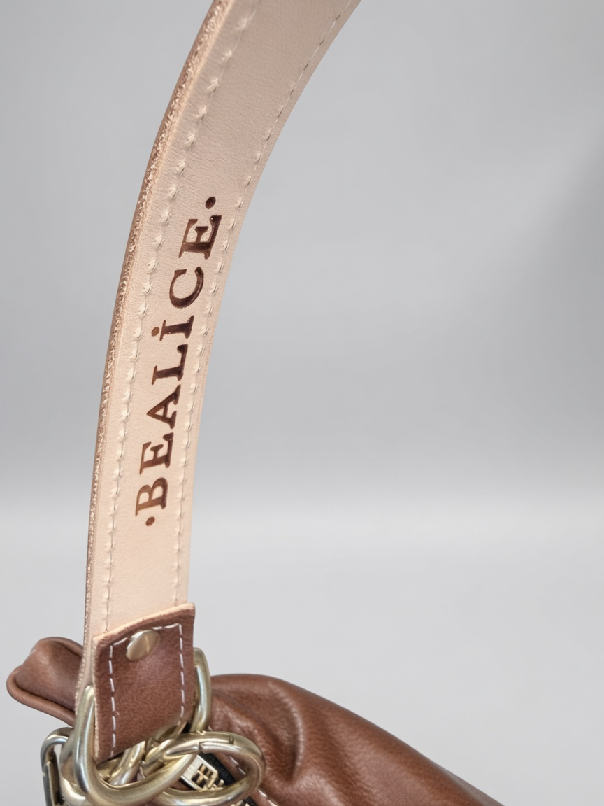 Blair Shoulder Bag, Brown Leather
