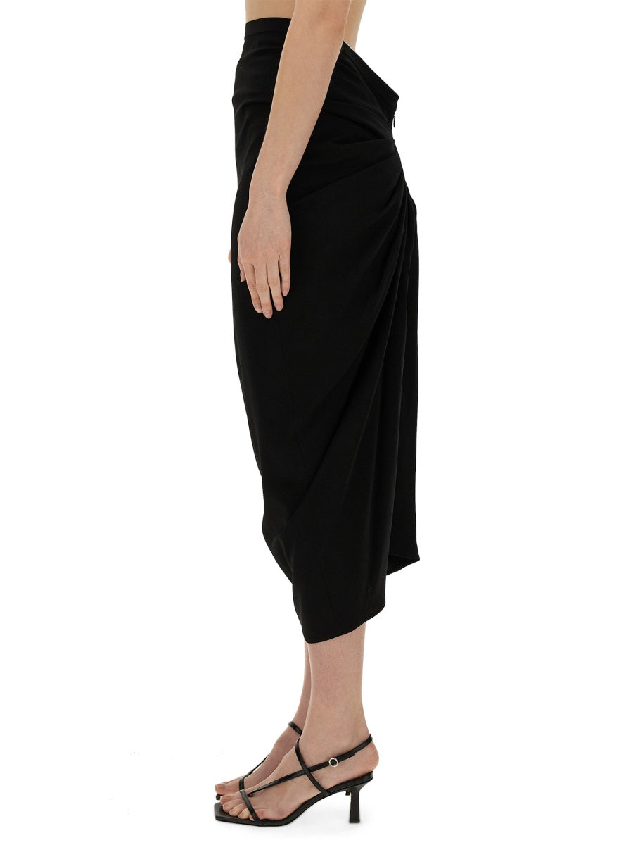 Dries Van Noten Women Skirt With Drape