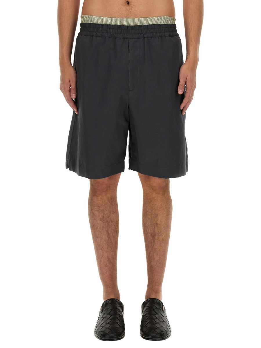 Bottega Veneta Men Cotton Shorts