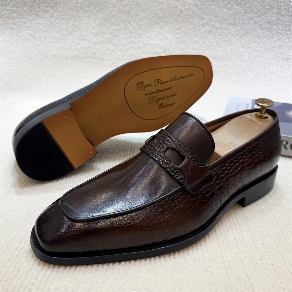 Large-size Mens Casual Formal Leather Shoes