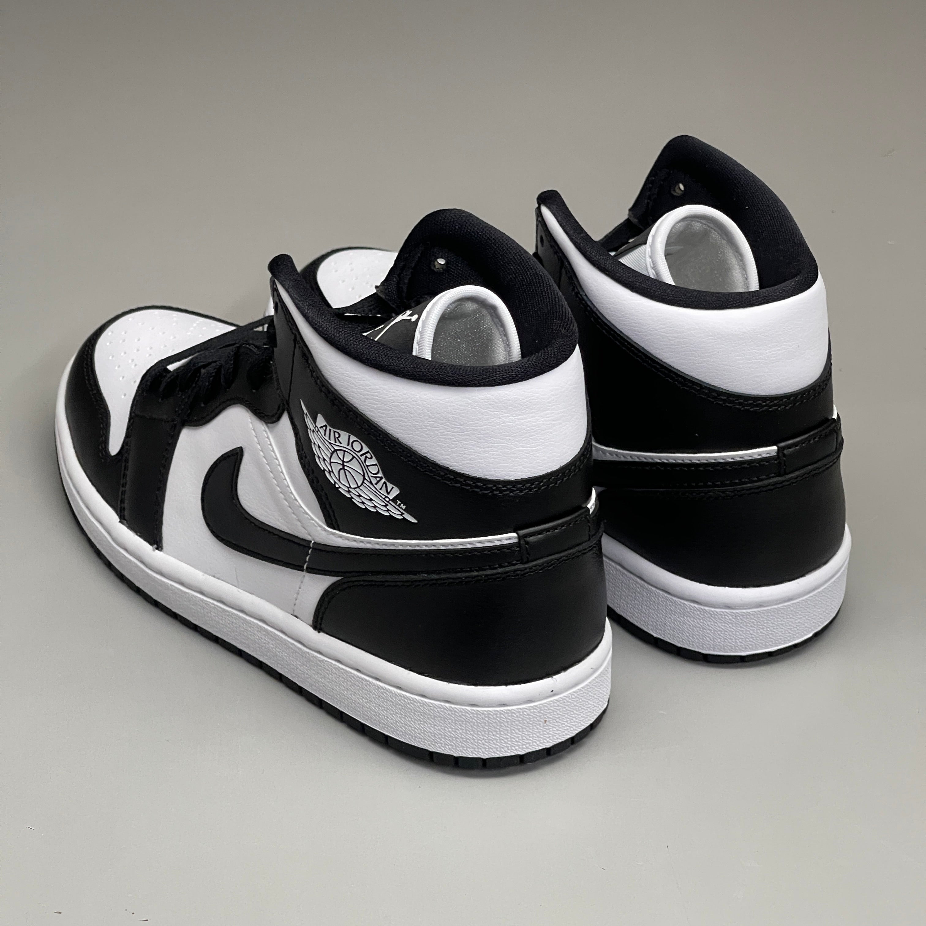 NIKE AIR JORDAN 1 Mid Panda Shoe Women's Sz 9 Black / White DV0991-101 (New)