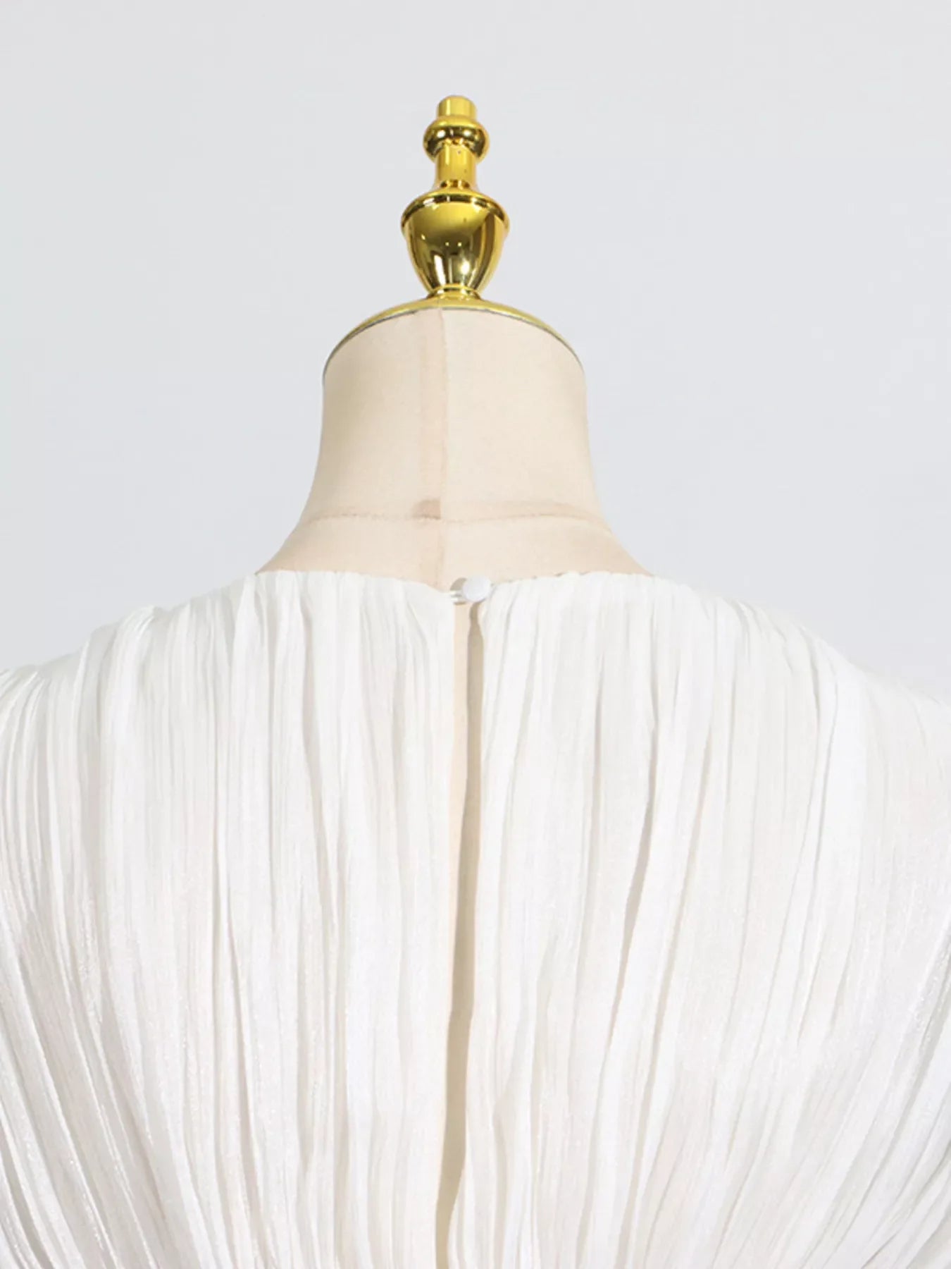 Ruffle Balloon Sleeve Mini Dress