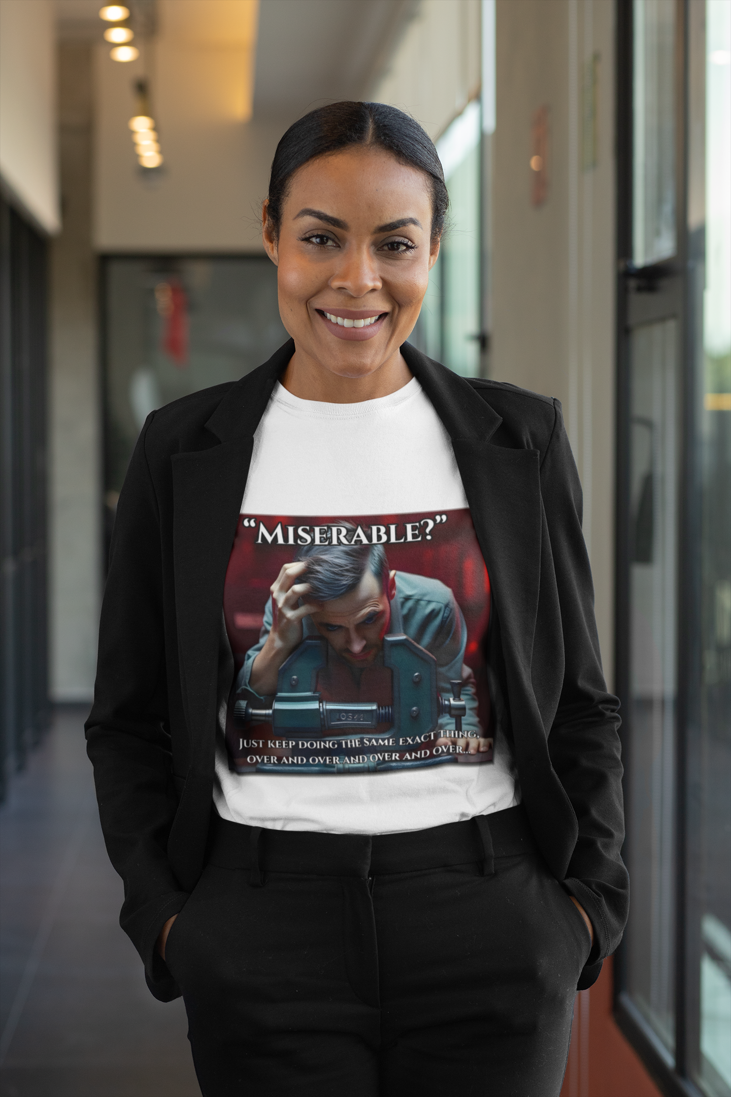Miserable? - Under ArmourⓇ athletic t-shirt