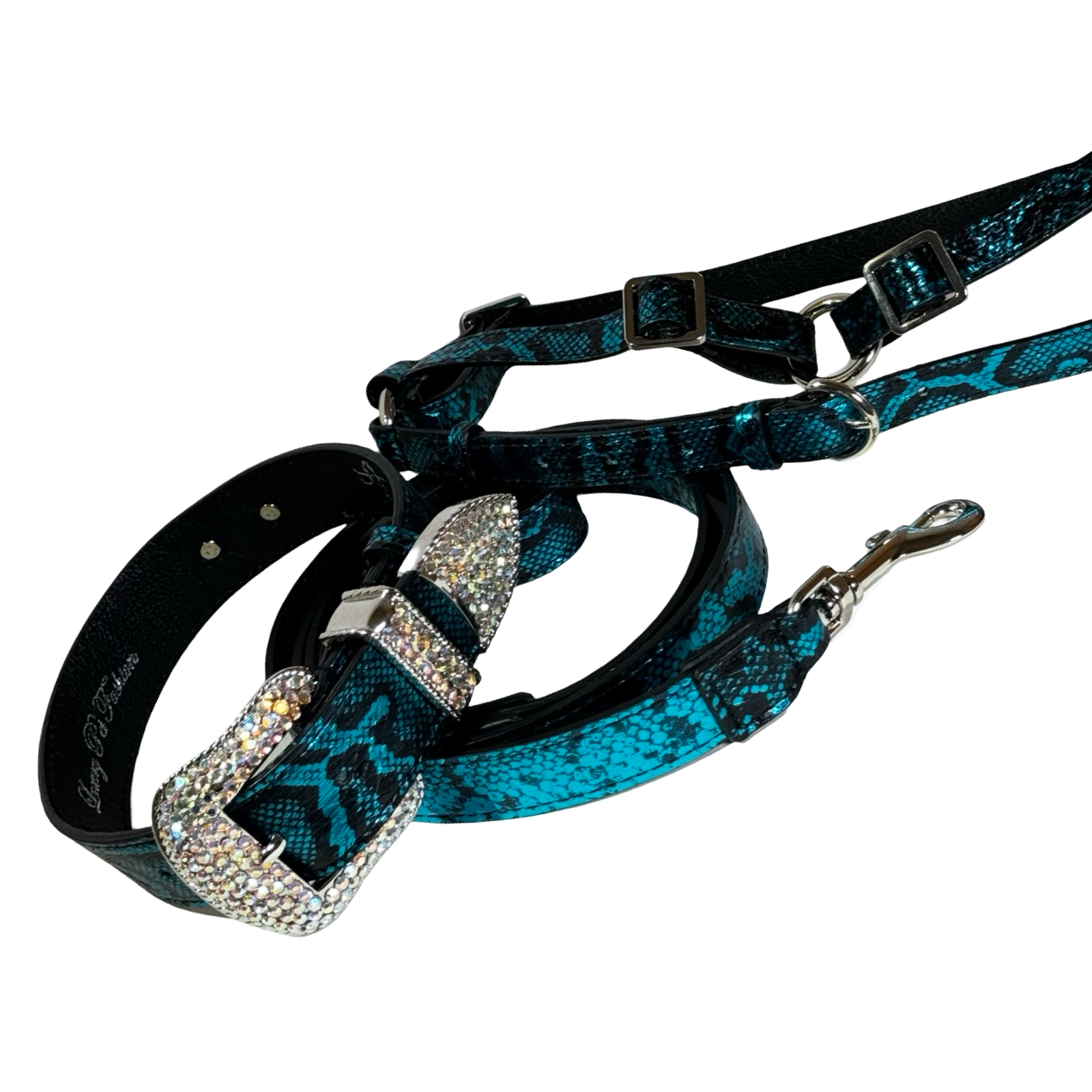 Blue & Black Serpente Set