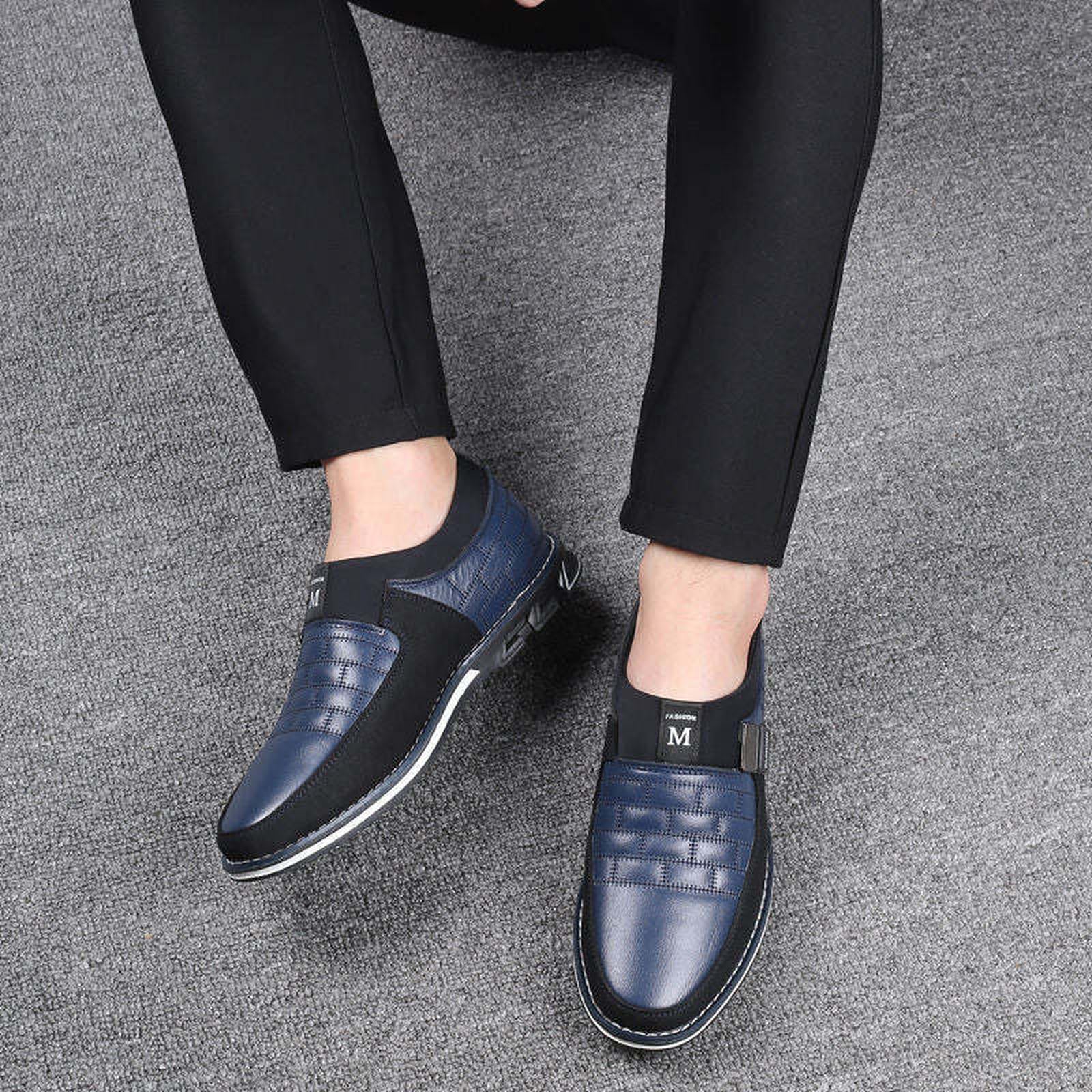 Premium Leather Driving Loafers – Men's Slip-On Moccasins