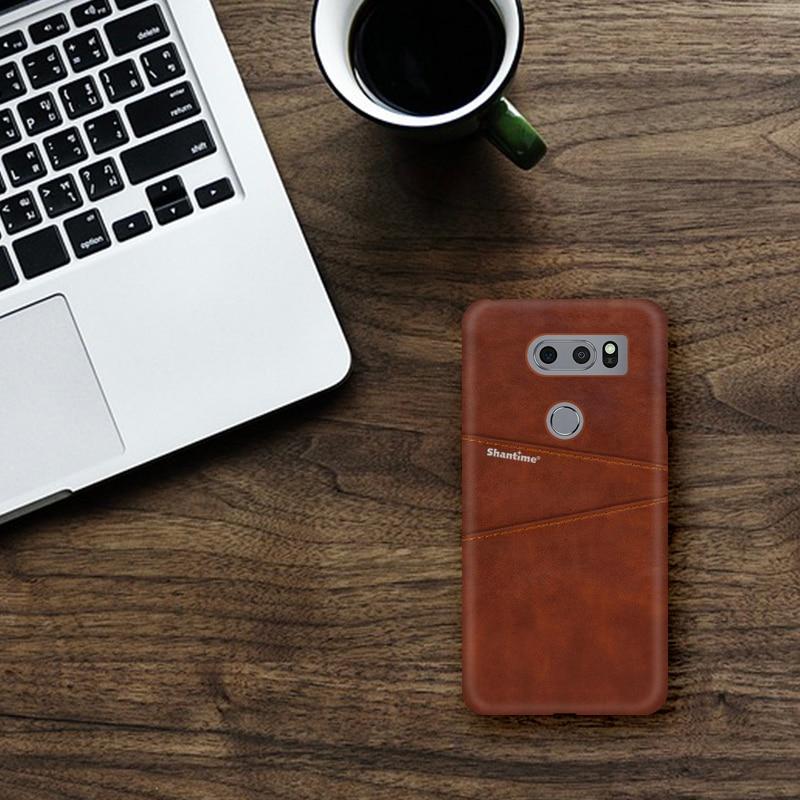 PU Leather Case With Card Holder For LG G8 ThinQ