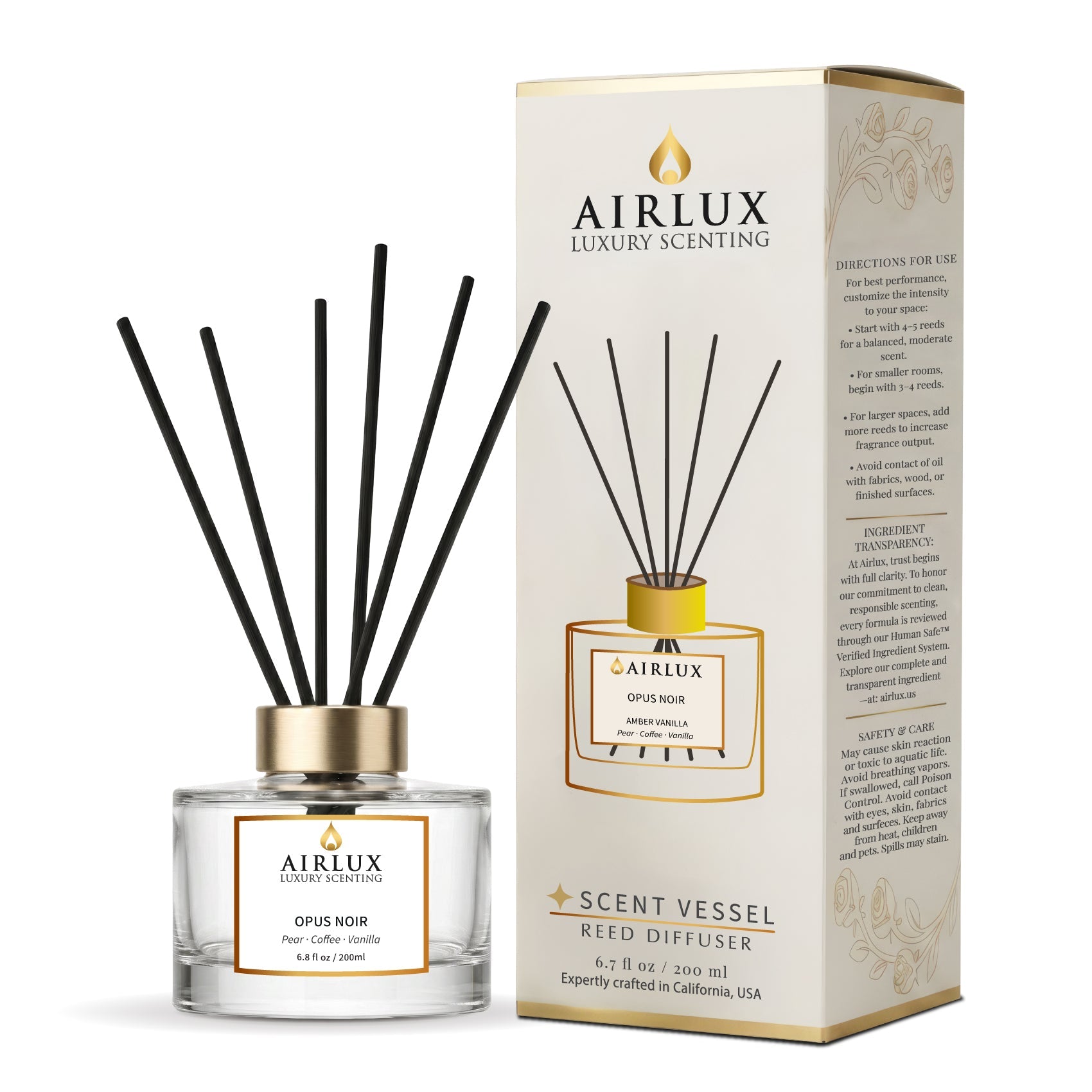 Airlux Signature Aroma Oil No. 034 Opus Noir