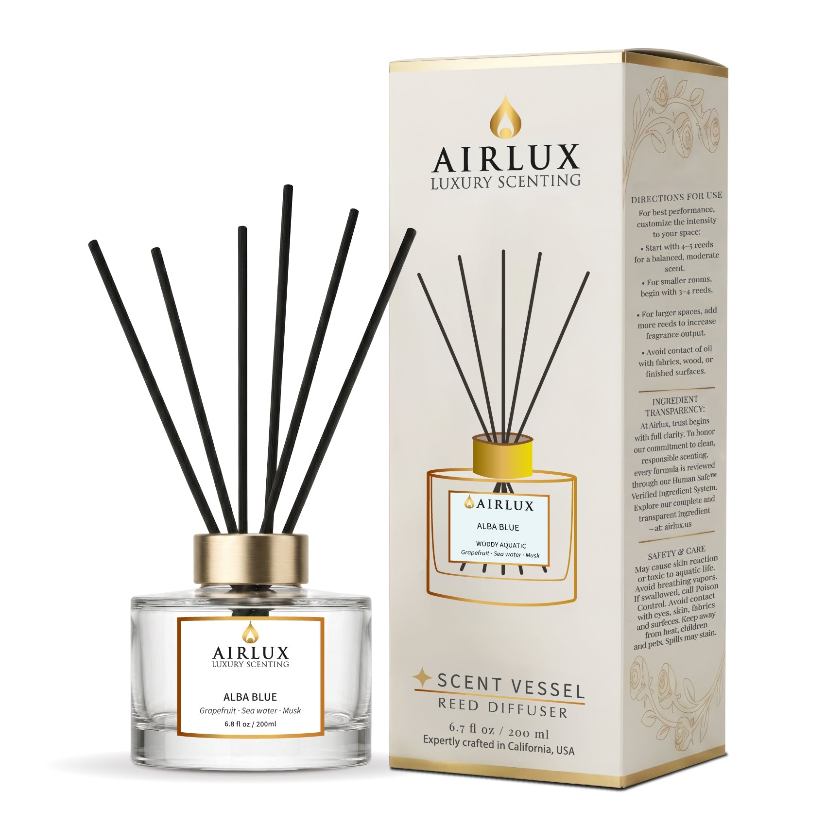 Airlux Signature Aroma Oil No. 135 Alba Blue