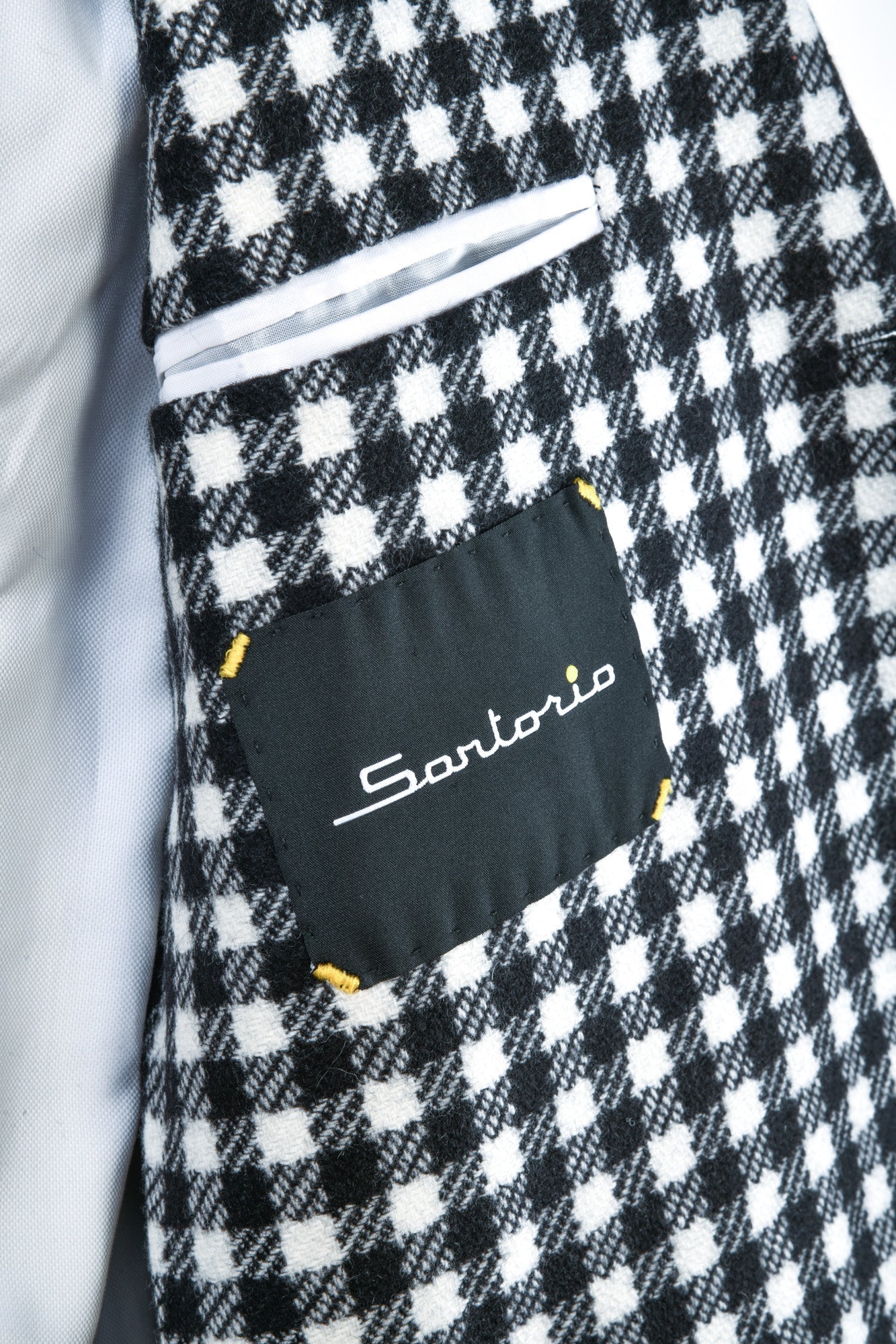Sartorio Gingham Cashmere Sport Jacket