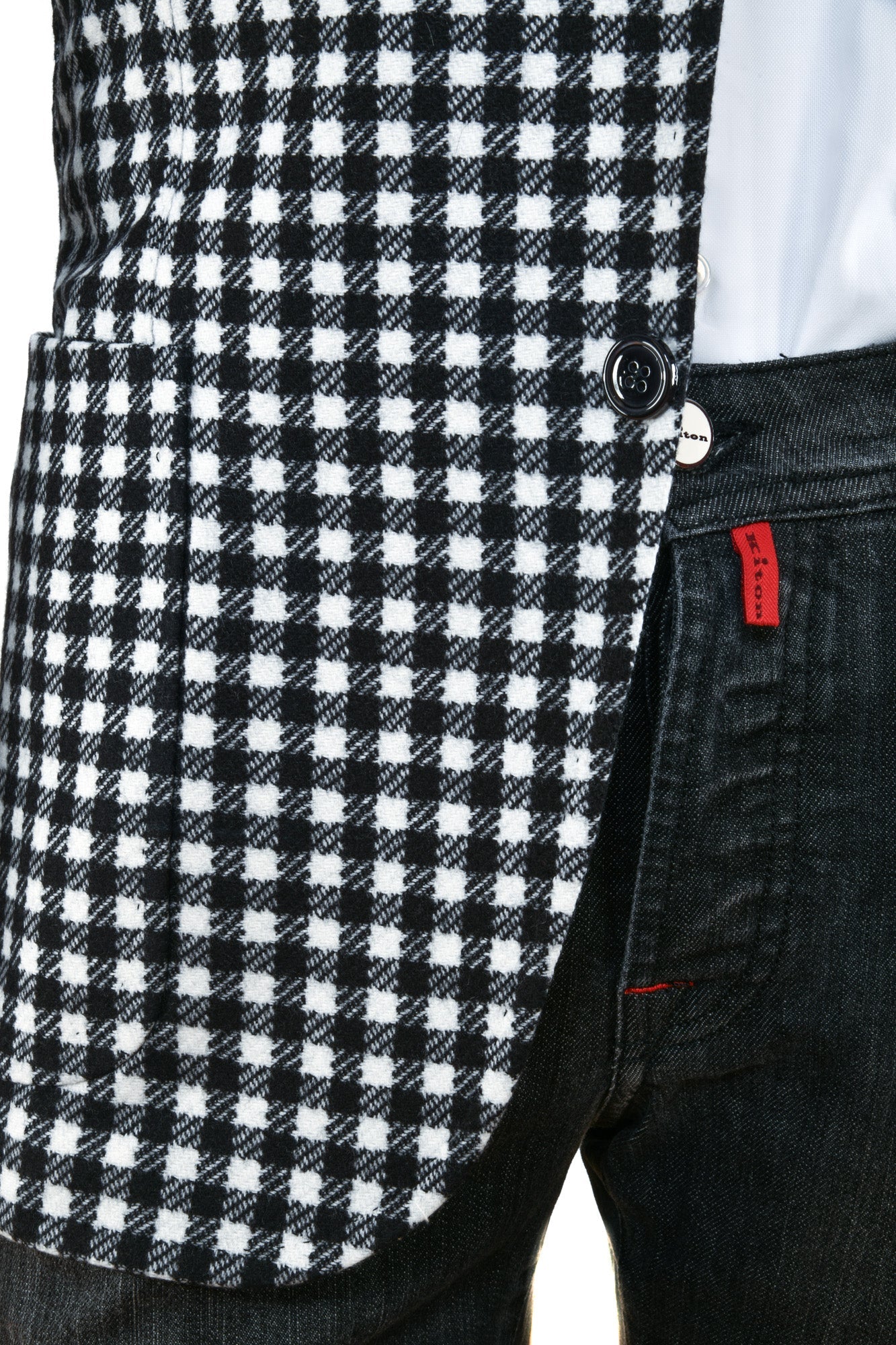 Sartorio Gingham Cashmere Sport Jacket