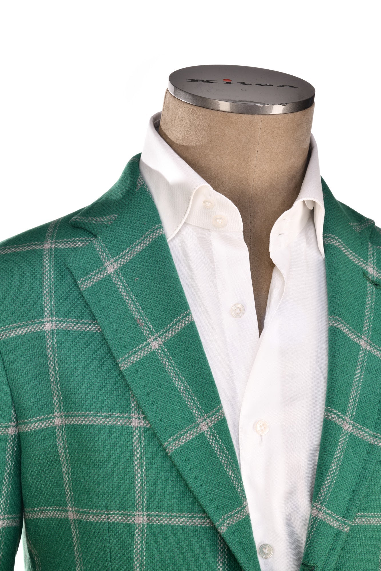 Sartorio Windowpane Virgin Wool-Cashmere Sport Jacket