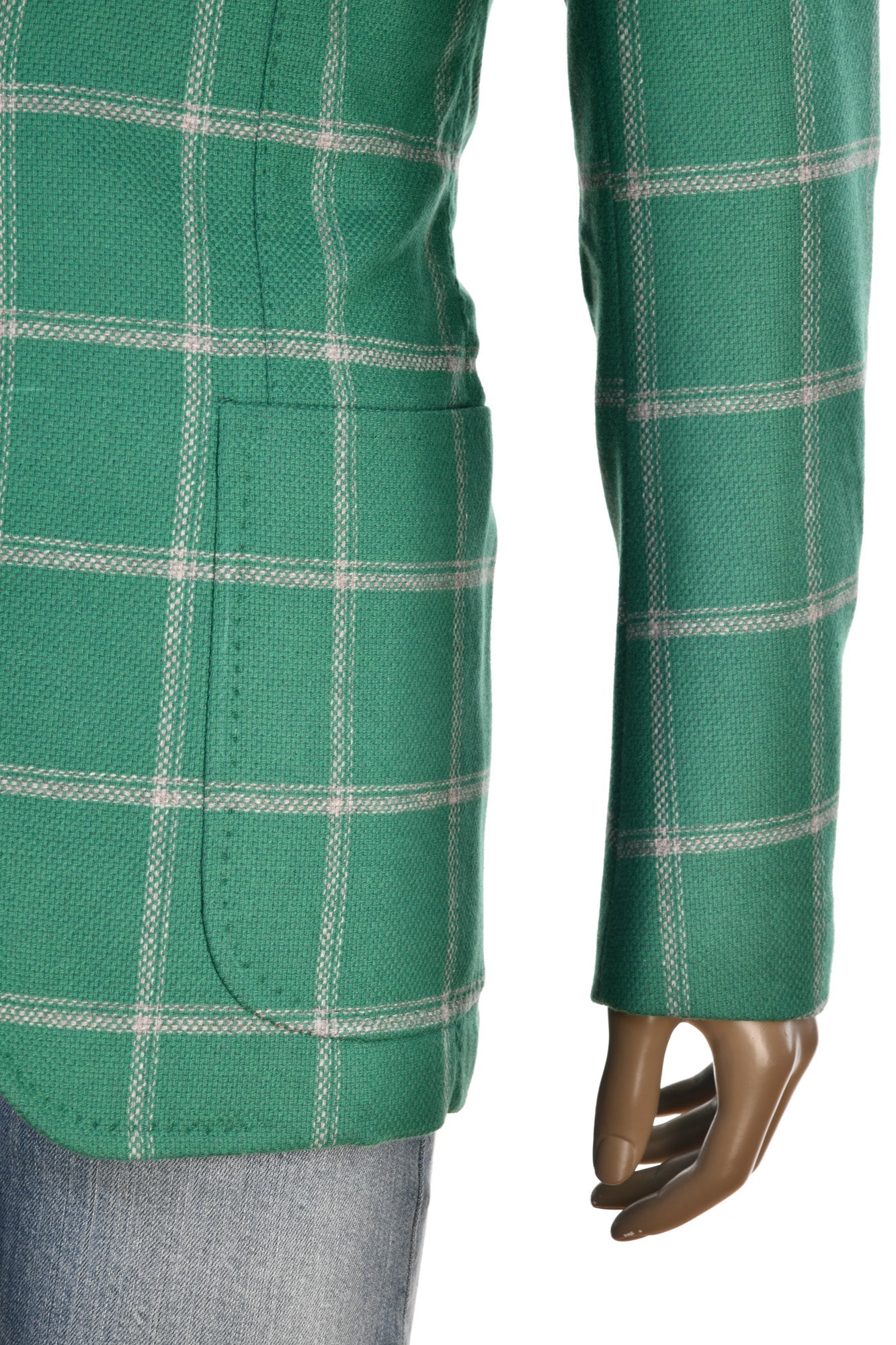 Sartorio Windowpane Virgin Wool-Cashmere Sport Jacket
