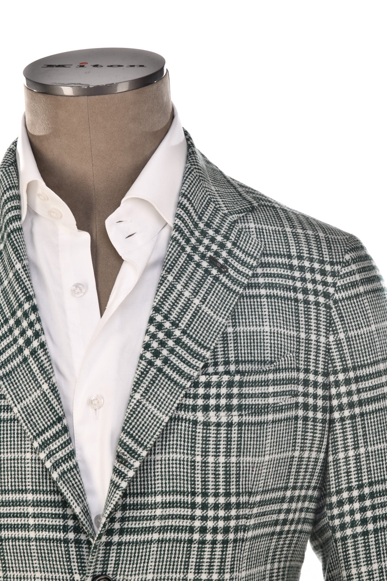 Sartorio Glen Check Plaid Wool-Silk Sport Jacket