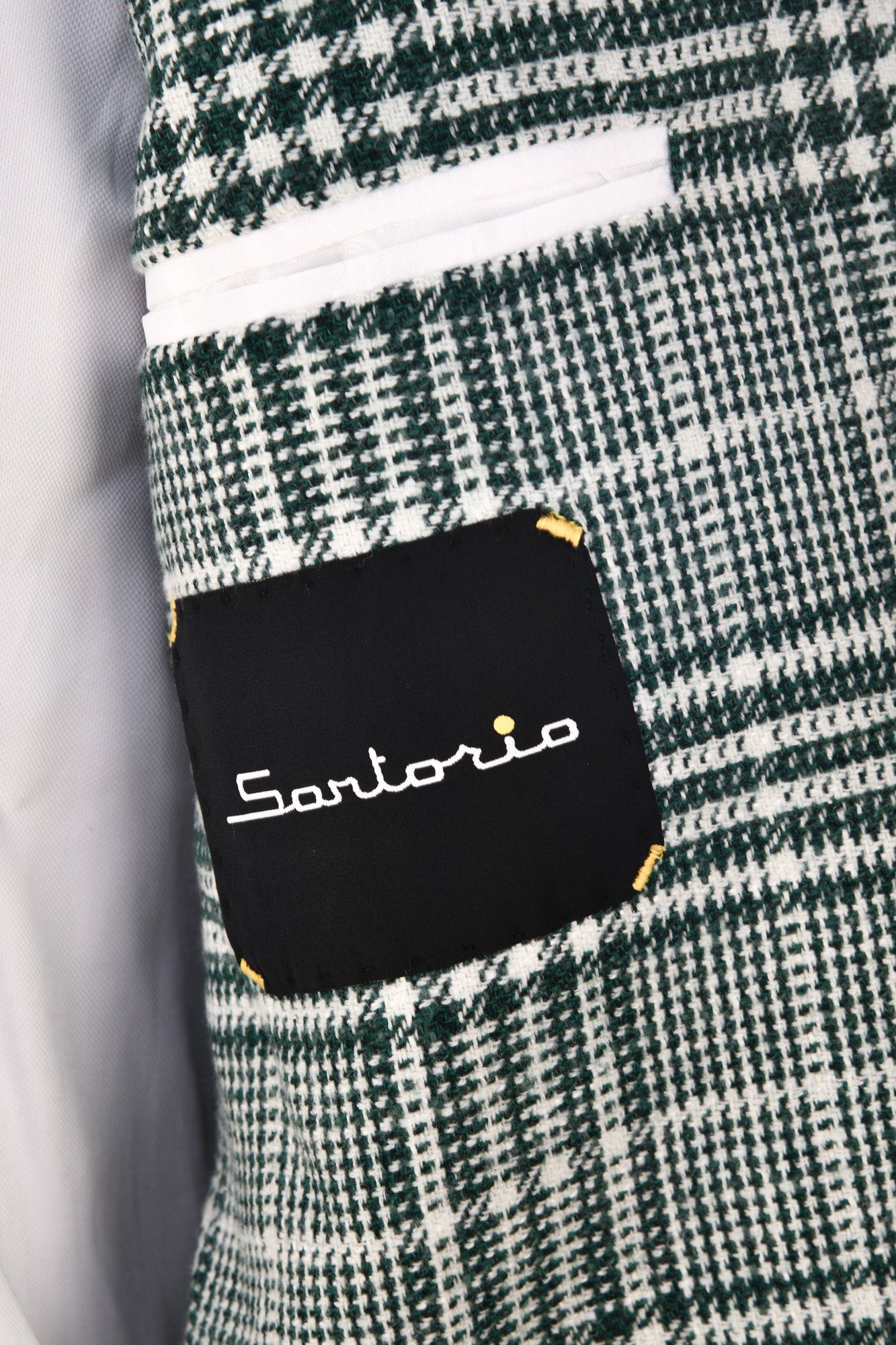 Sartorio Glen Check Plaid Wool-Silk Sport Jacket
