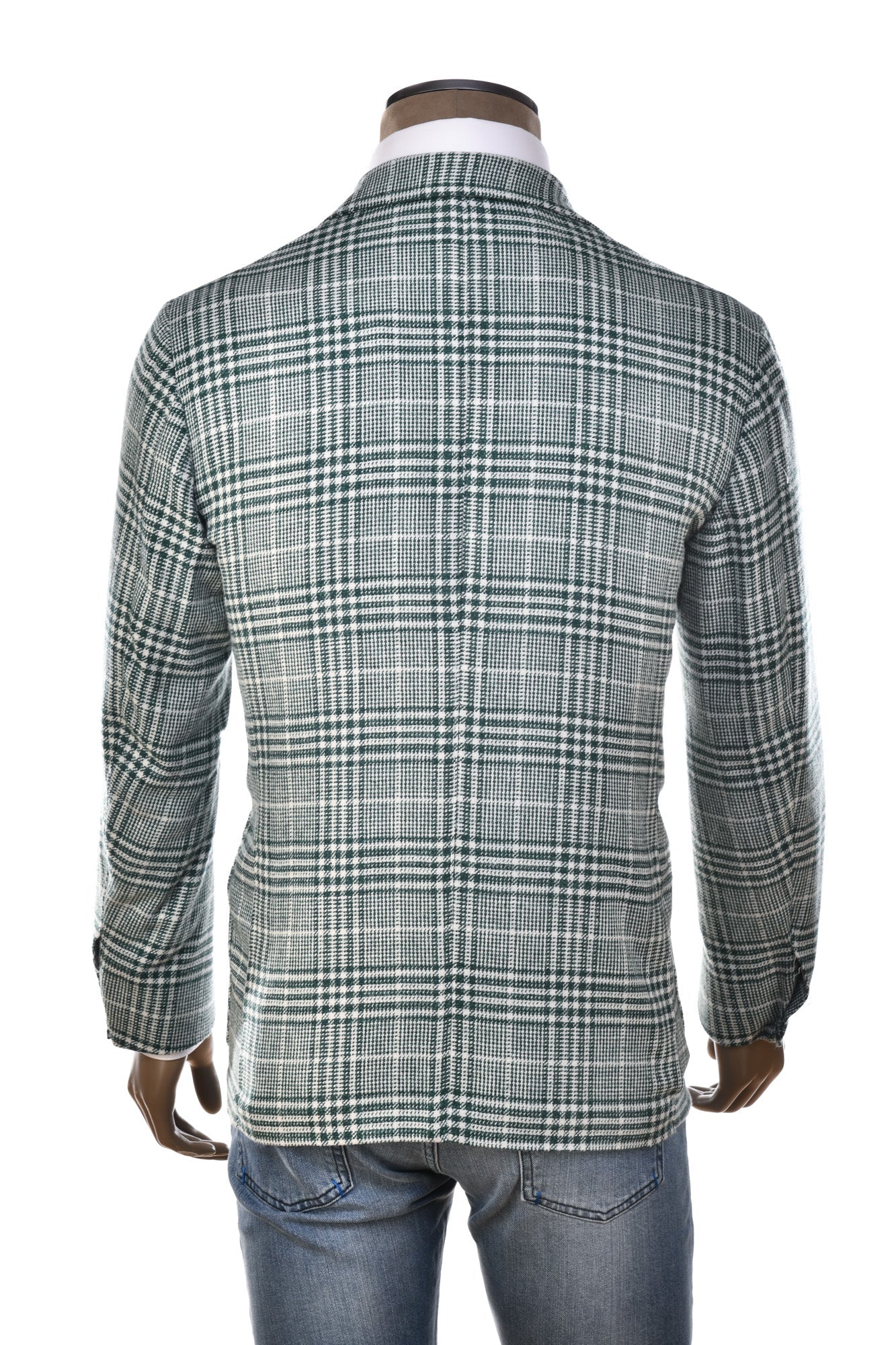 Sartorio Glen Check Plaid Wool-Silk Sport Jacket