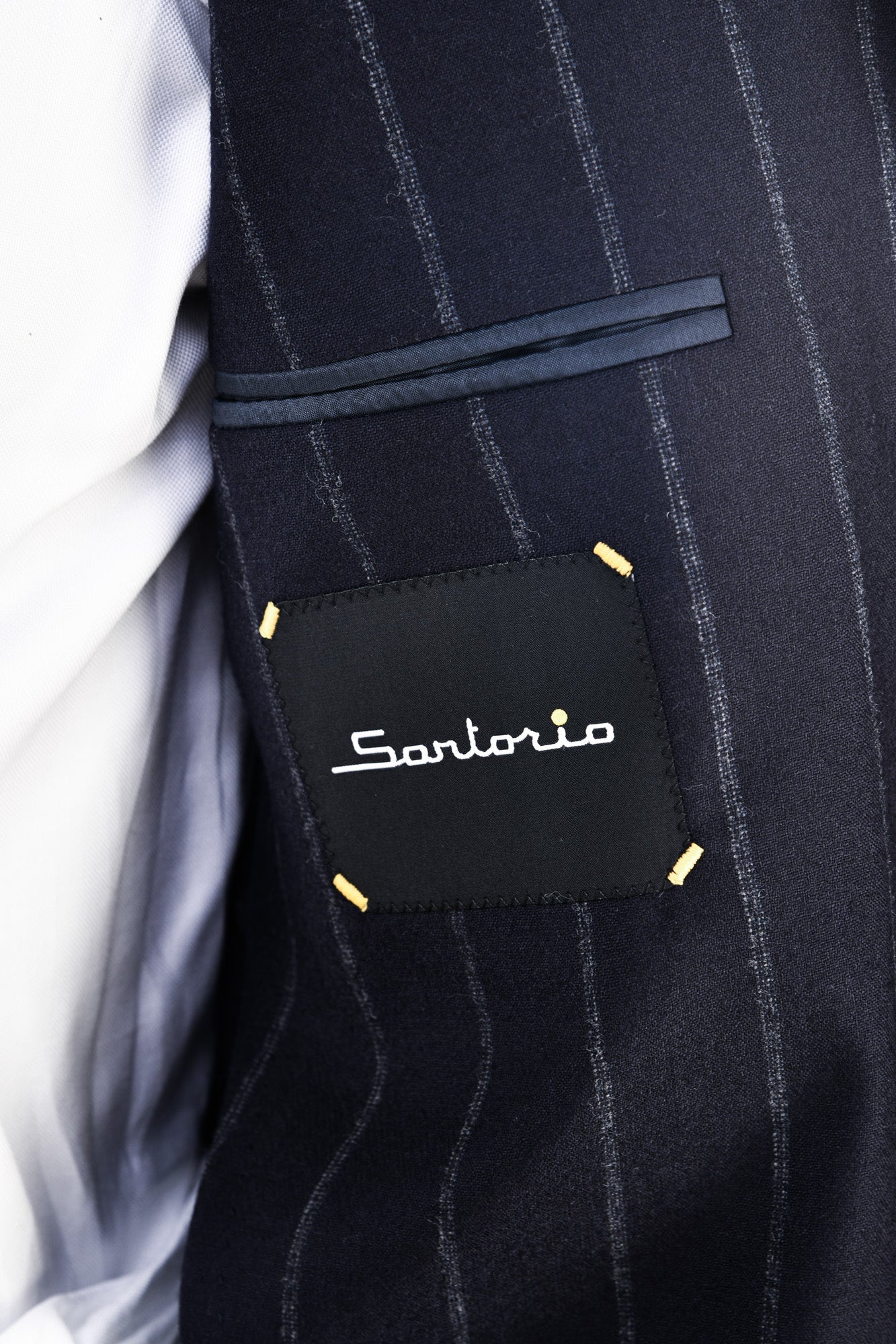 Sartorio Pinstripe Virgin Wool Suit