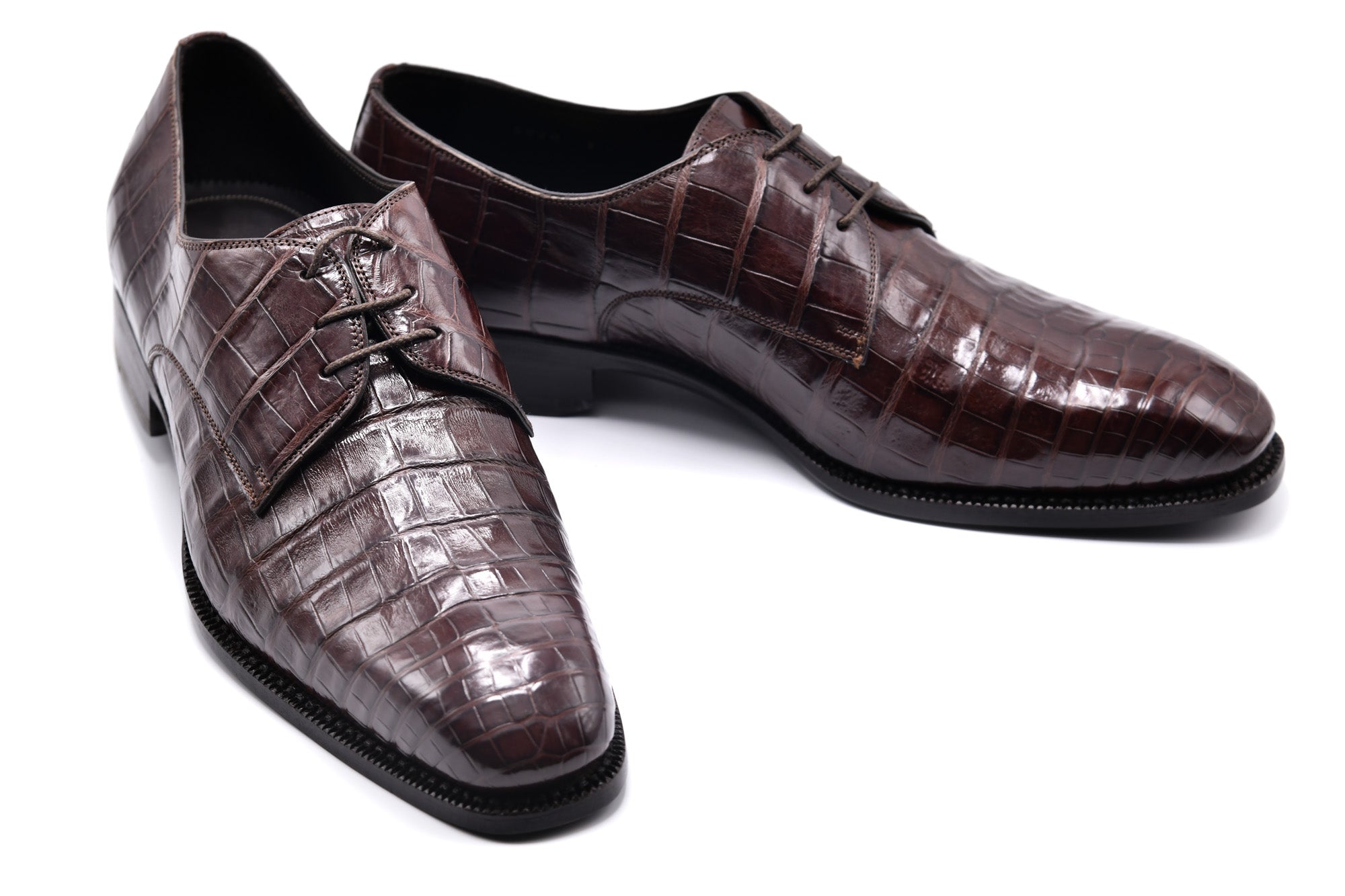 Castangia Crocodile Skin Shoes