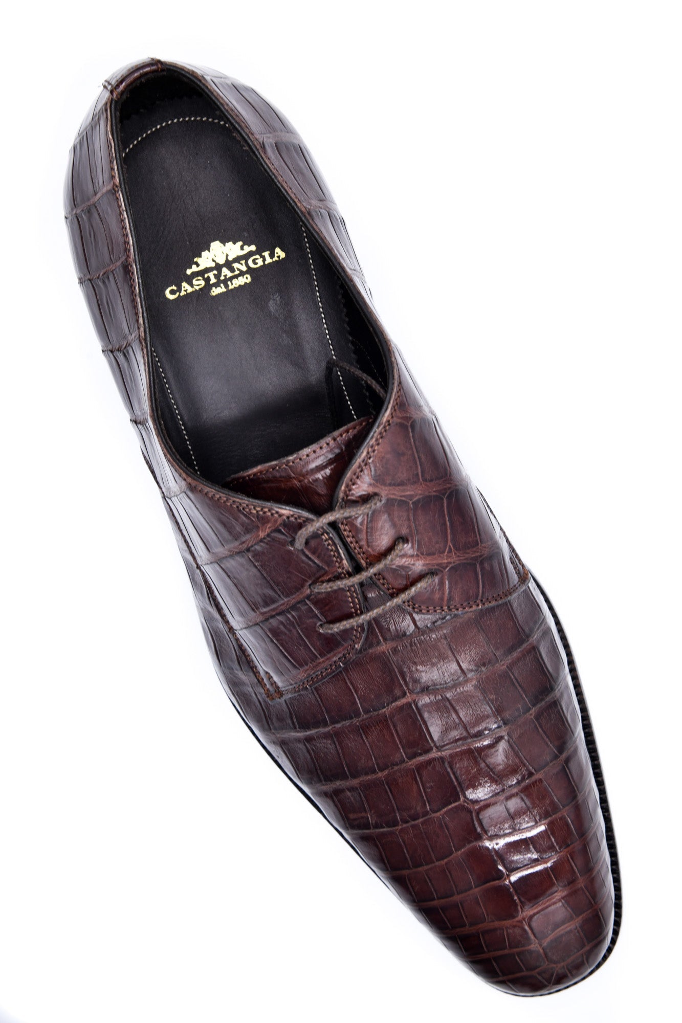 Castangia Crocodile Skin Shoes