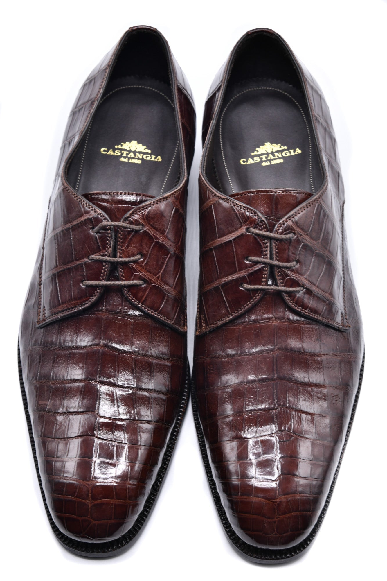 Castangia Crocodile Skin Shoes