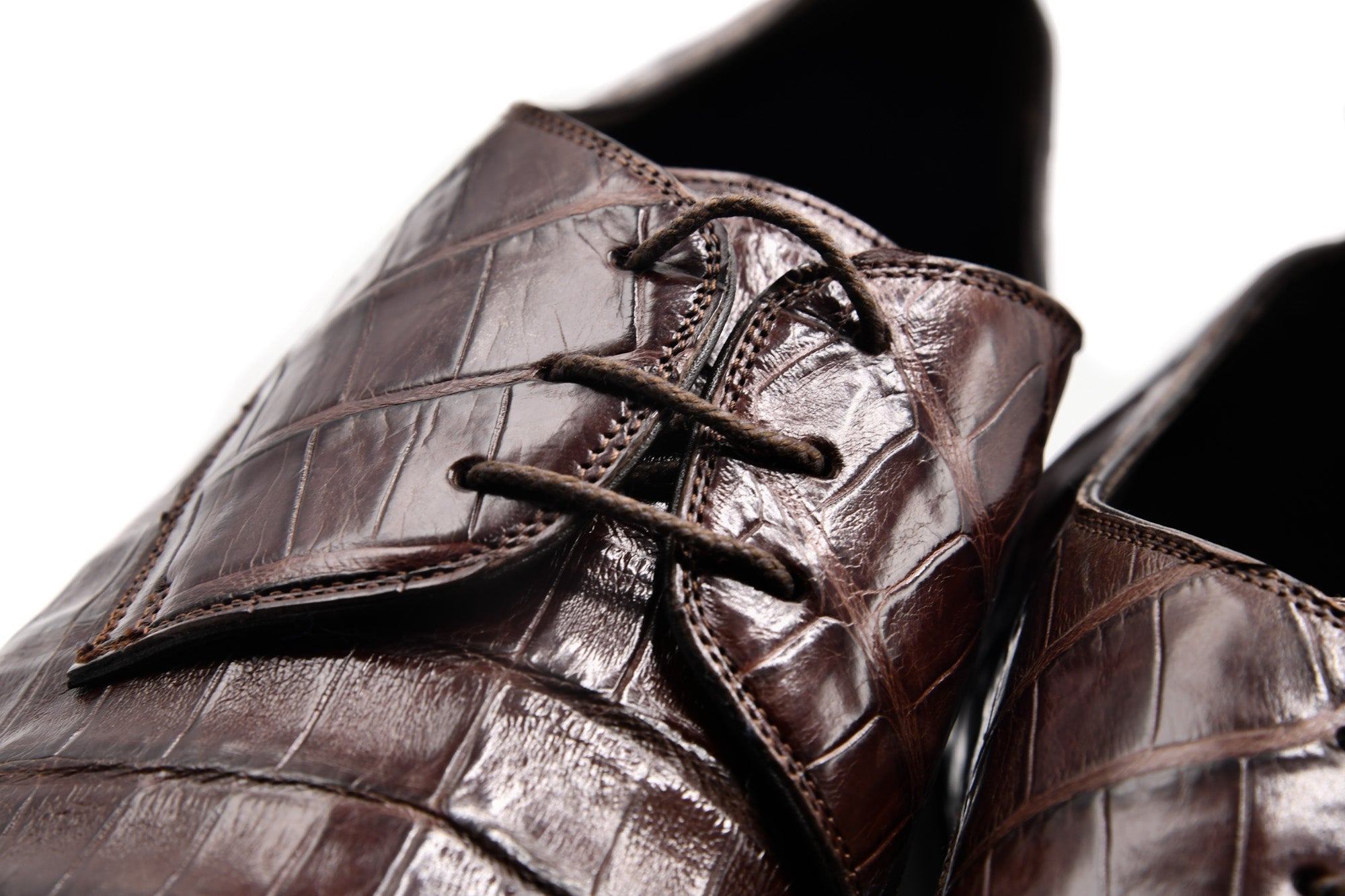 Castangia Crocodile Skin Shoes
