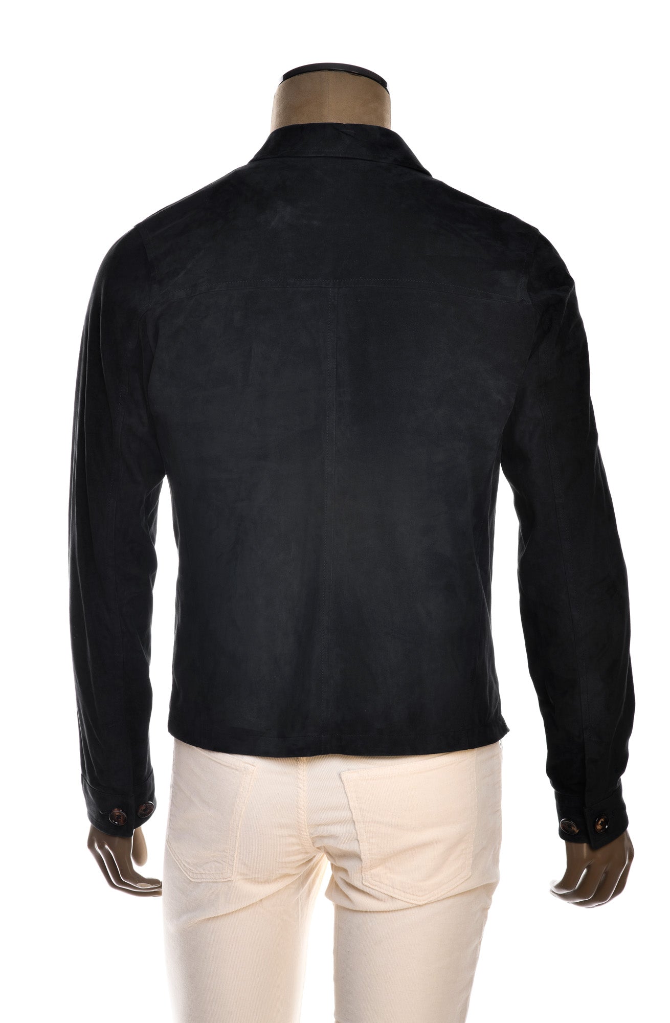 Kired Juan Lambskin Suede Zip-Up Jacket