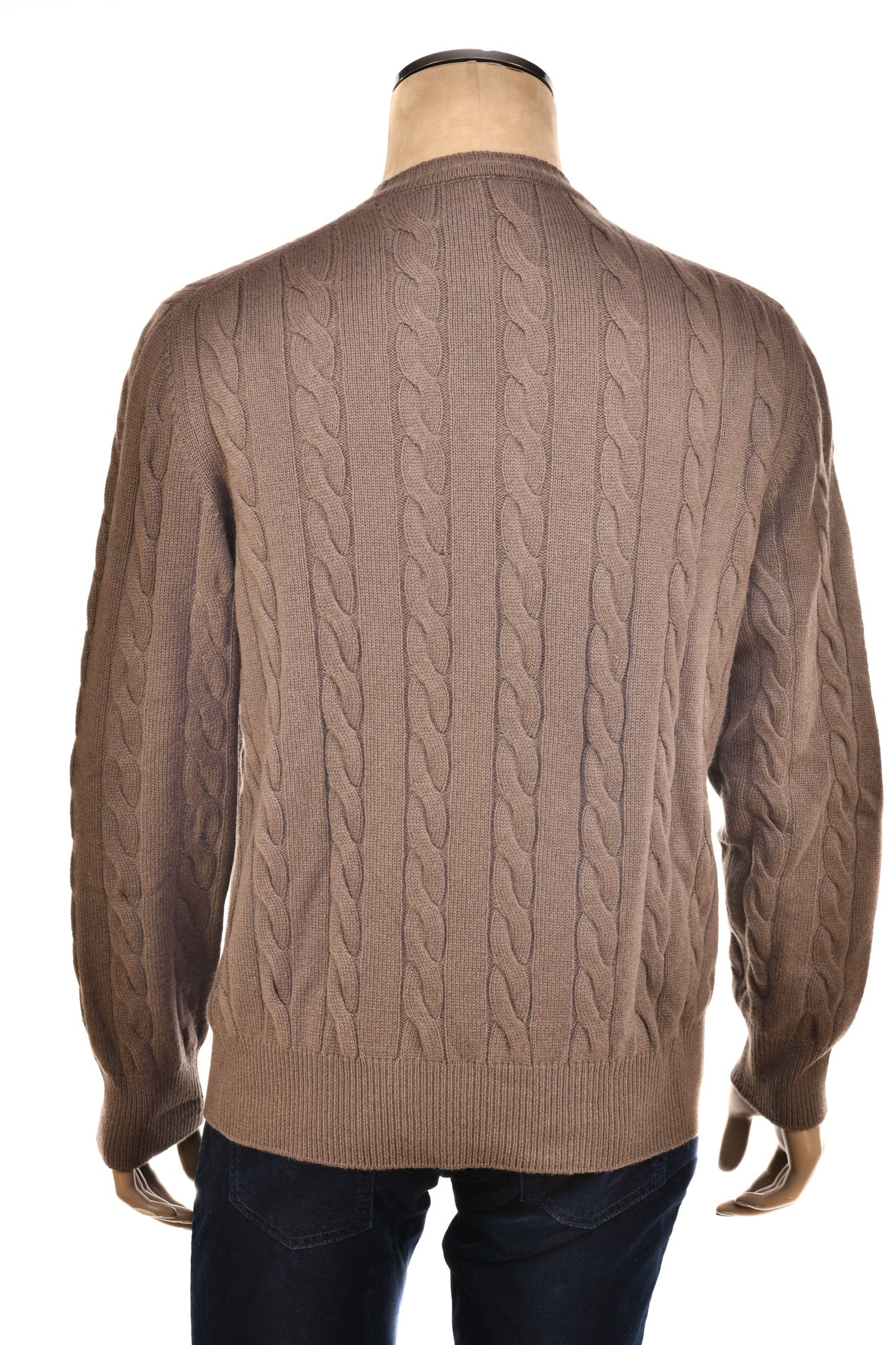 Manrico Cashmere Cable Knit Sweater