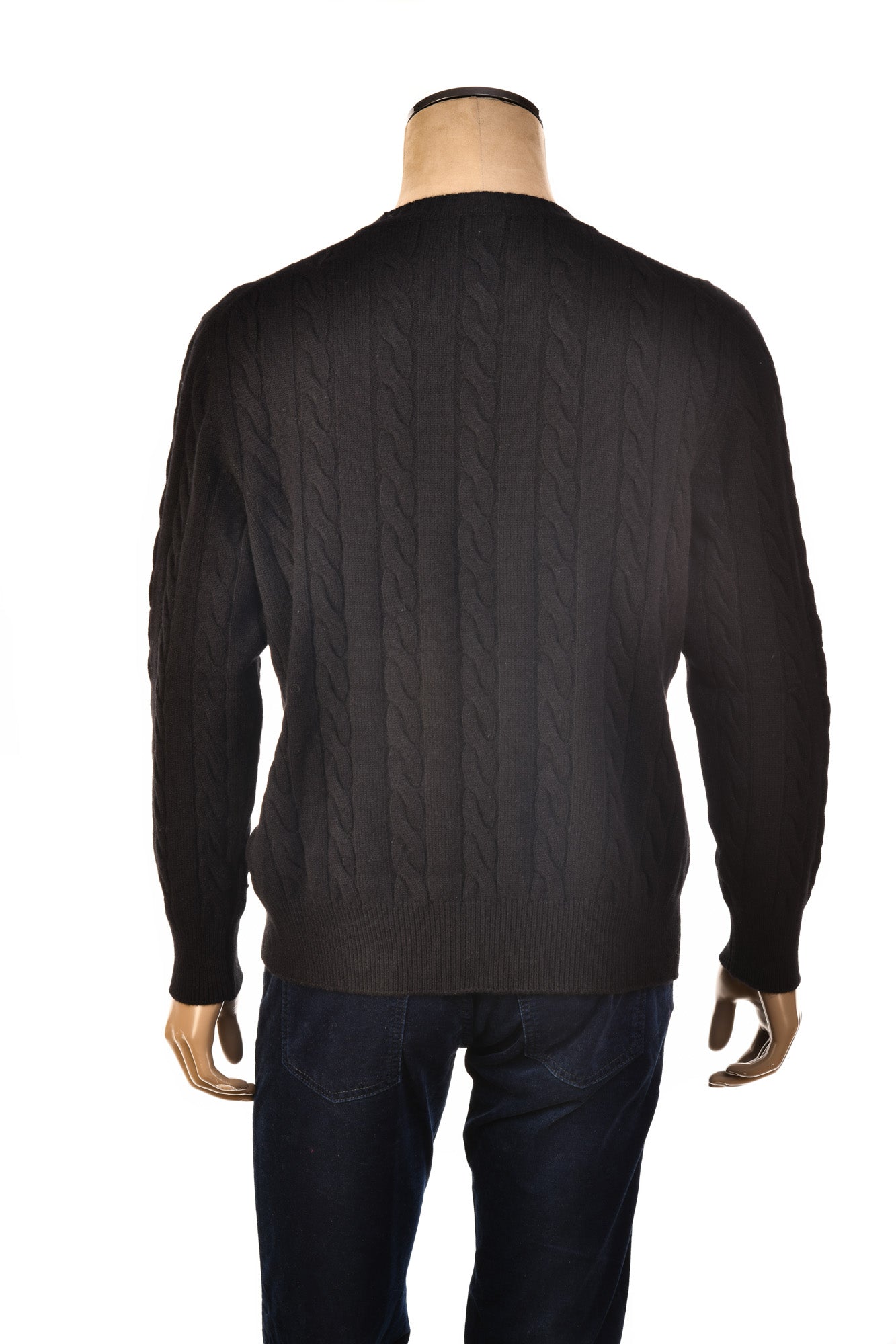 Manrico Cashmere Cable Knit Sweater