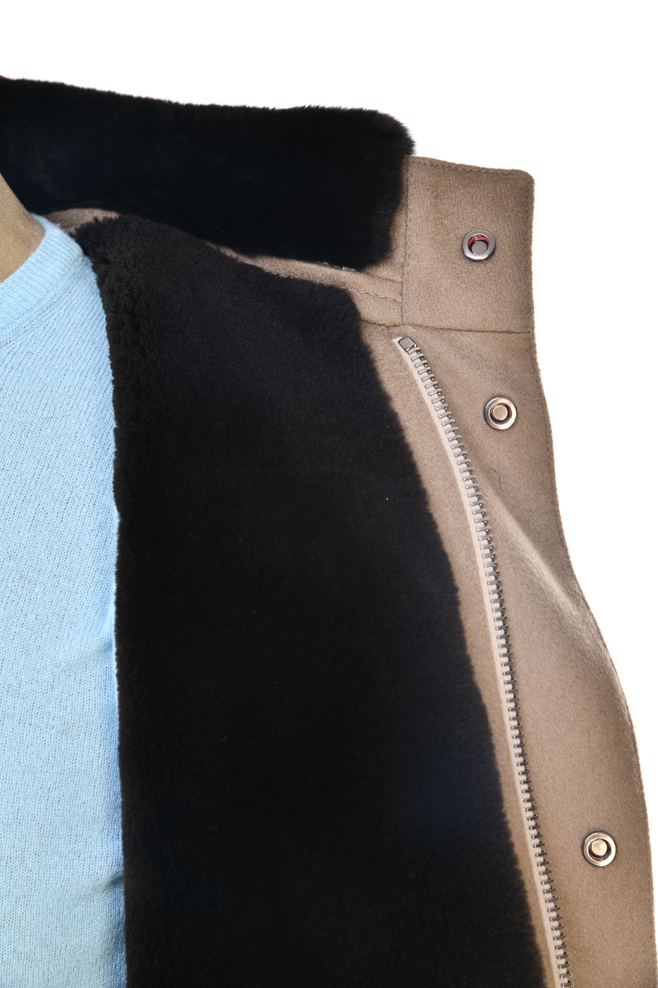 Kired Salta Cashmere/ Beaver Fur Overcoat
