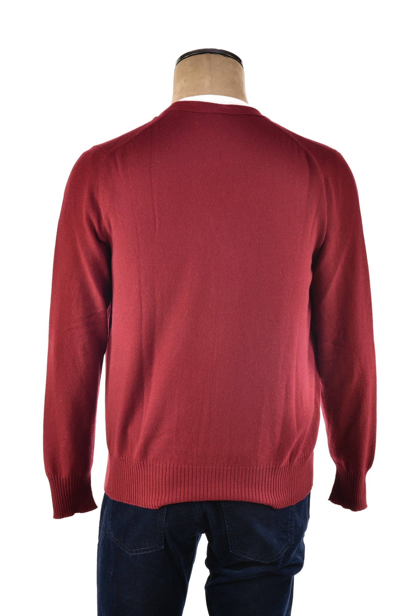 Manrico Cashmere Button Down V-Neck Cardigan