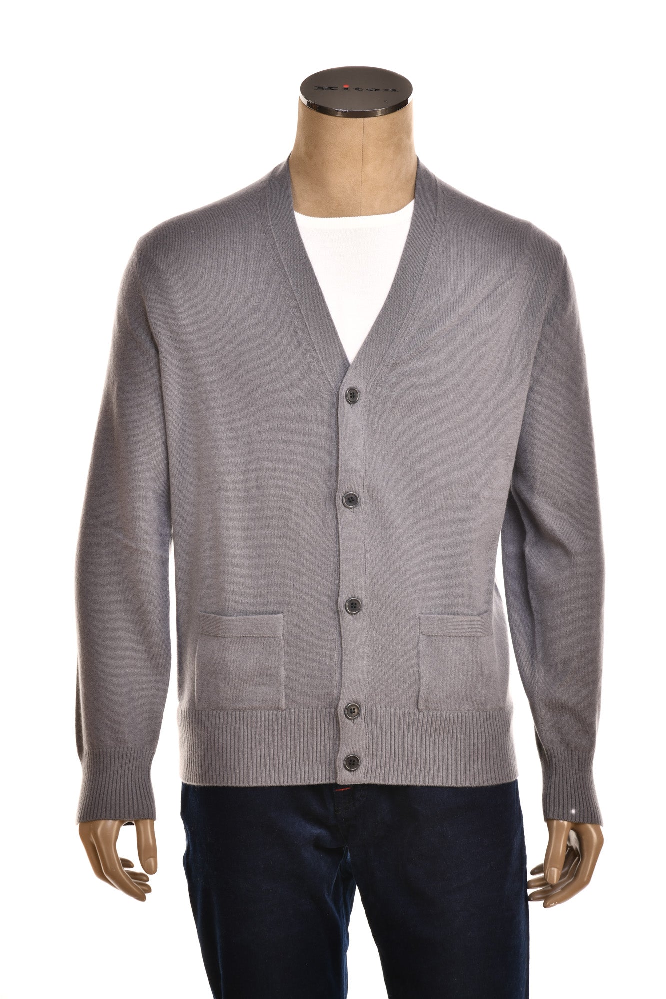 Manrico Cashmere Button Down V-Neck Cardigan