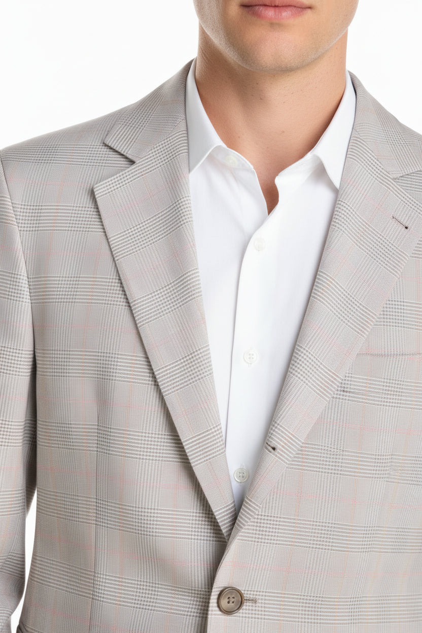 Brunello Cucinelli Glen Check Cotton Sport Jacket
